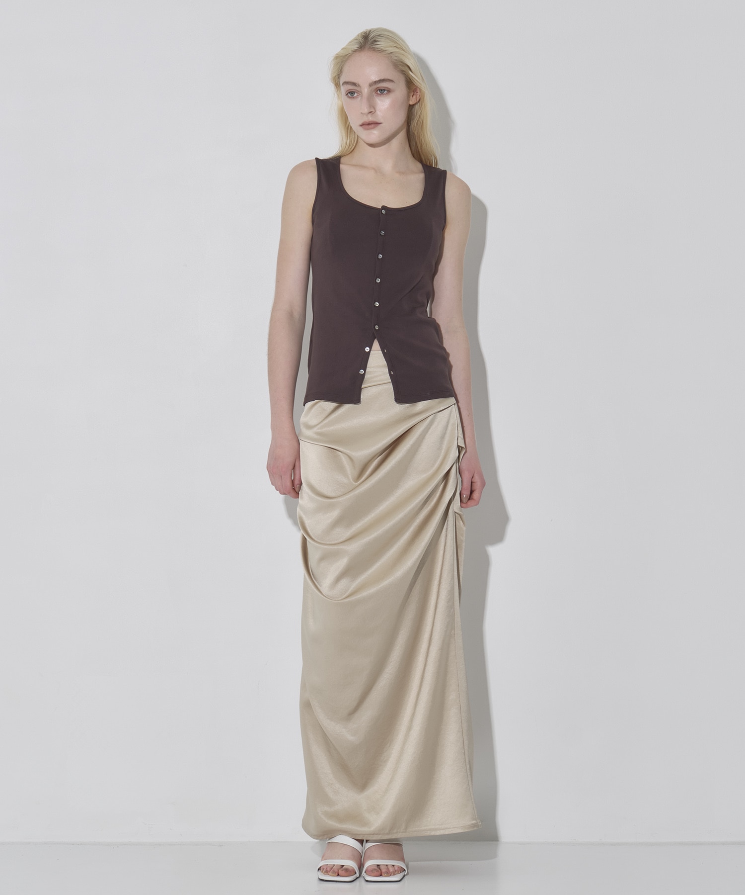 Satin Tack Skirt RITAN