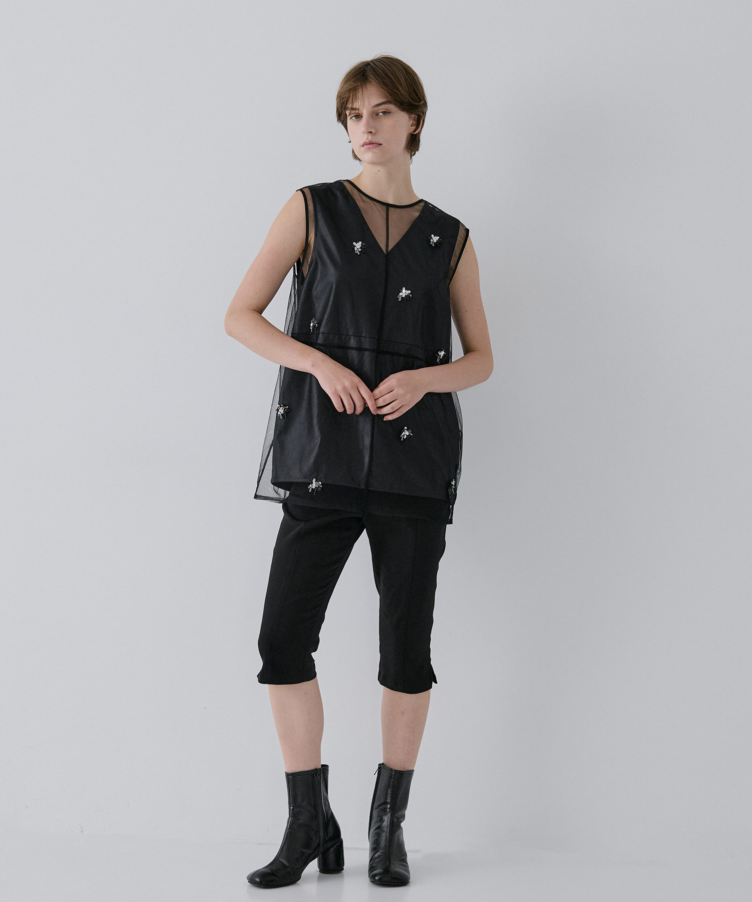 Tulle Motife Vest RITAN