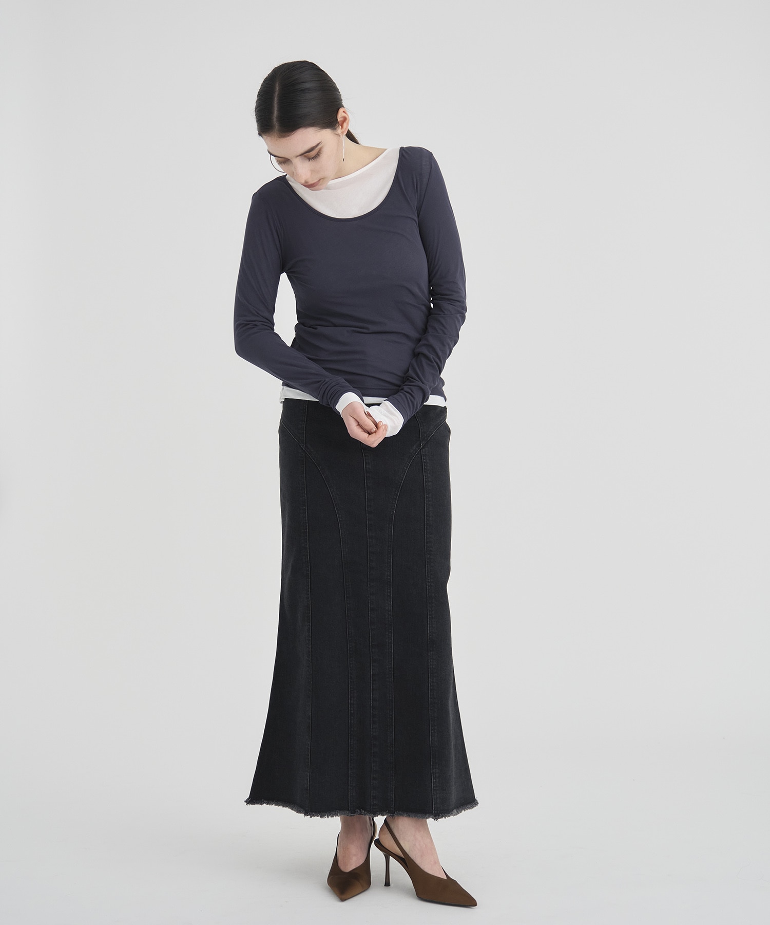 Wrap Long Sleeve T-shirt RITAN