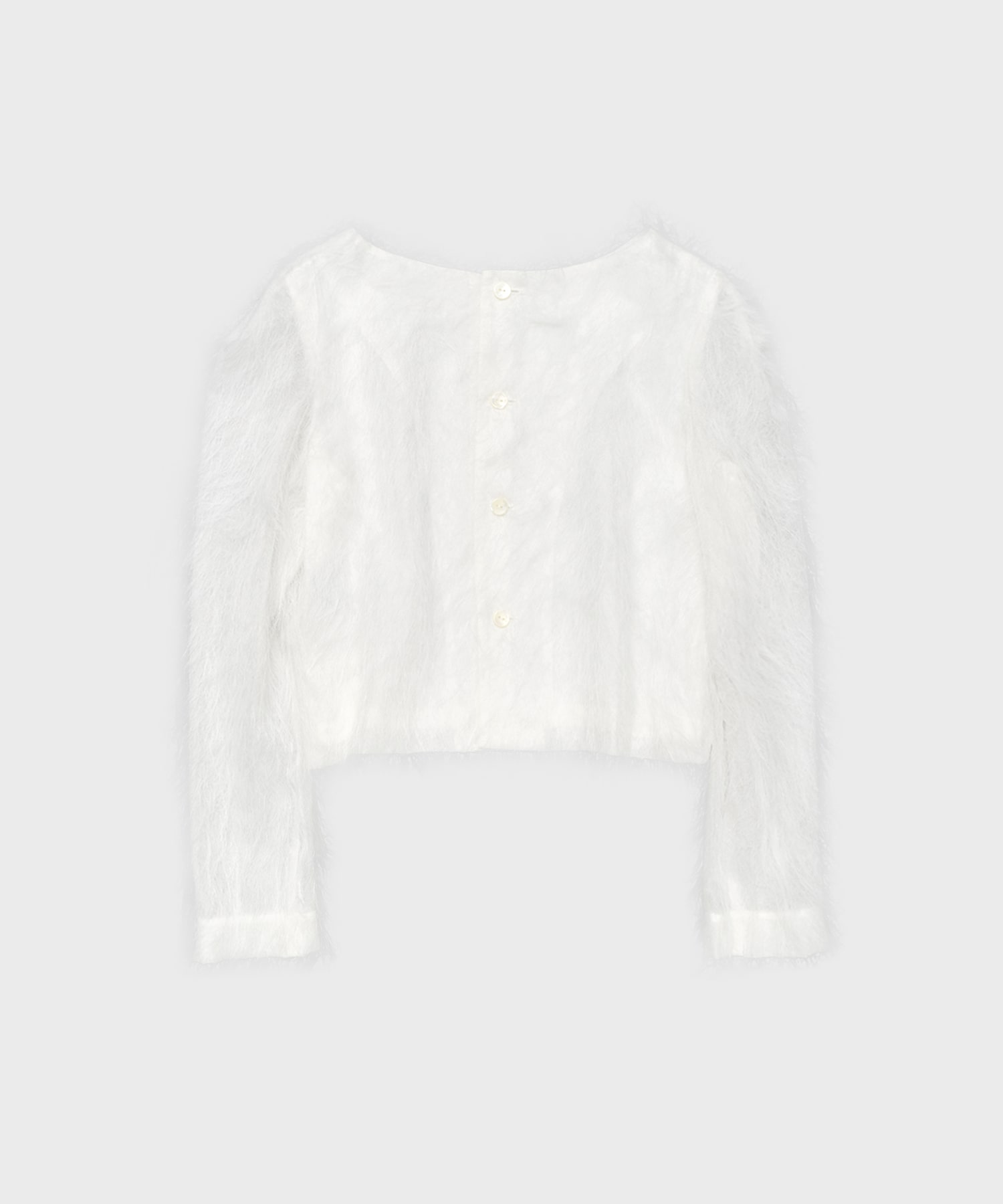 Shaggy Jacquard Tops RITAN