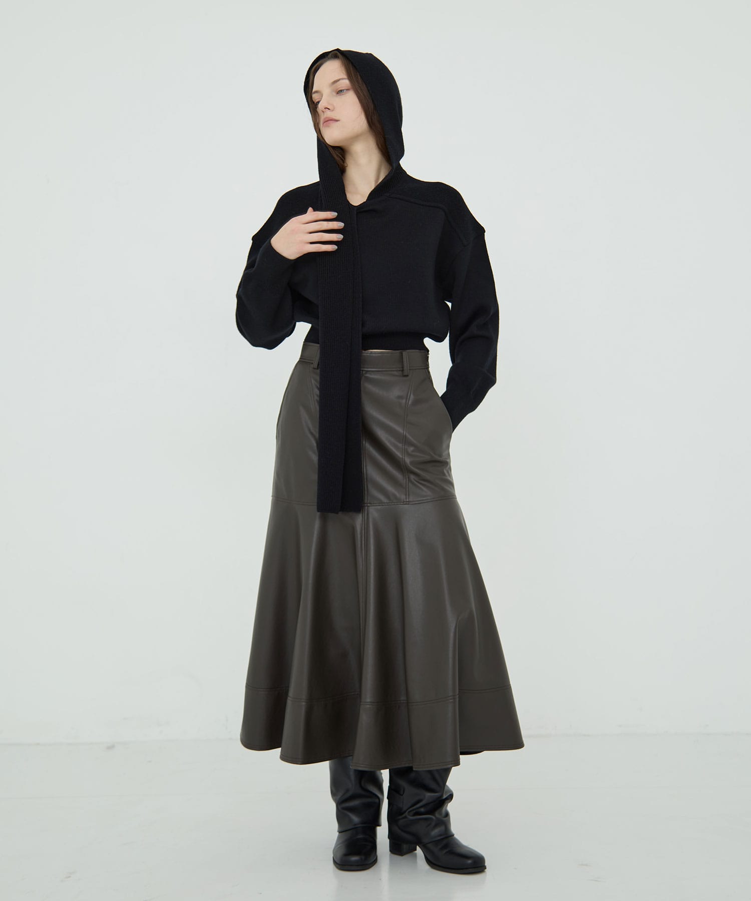 Hoodie Knit Tops RITAN