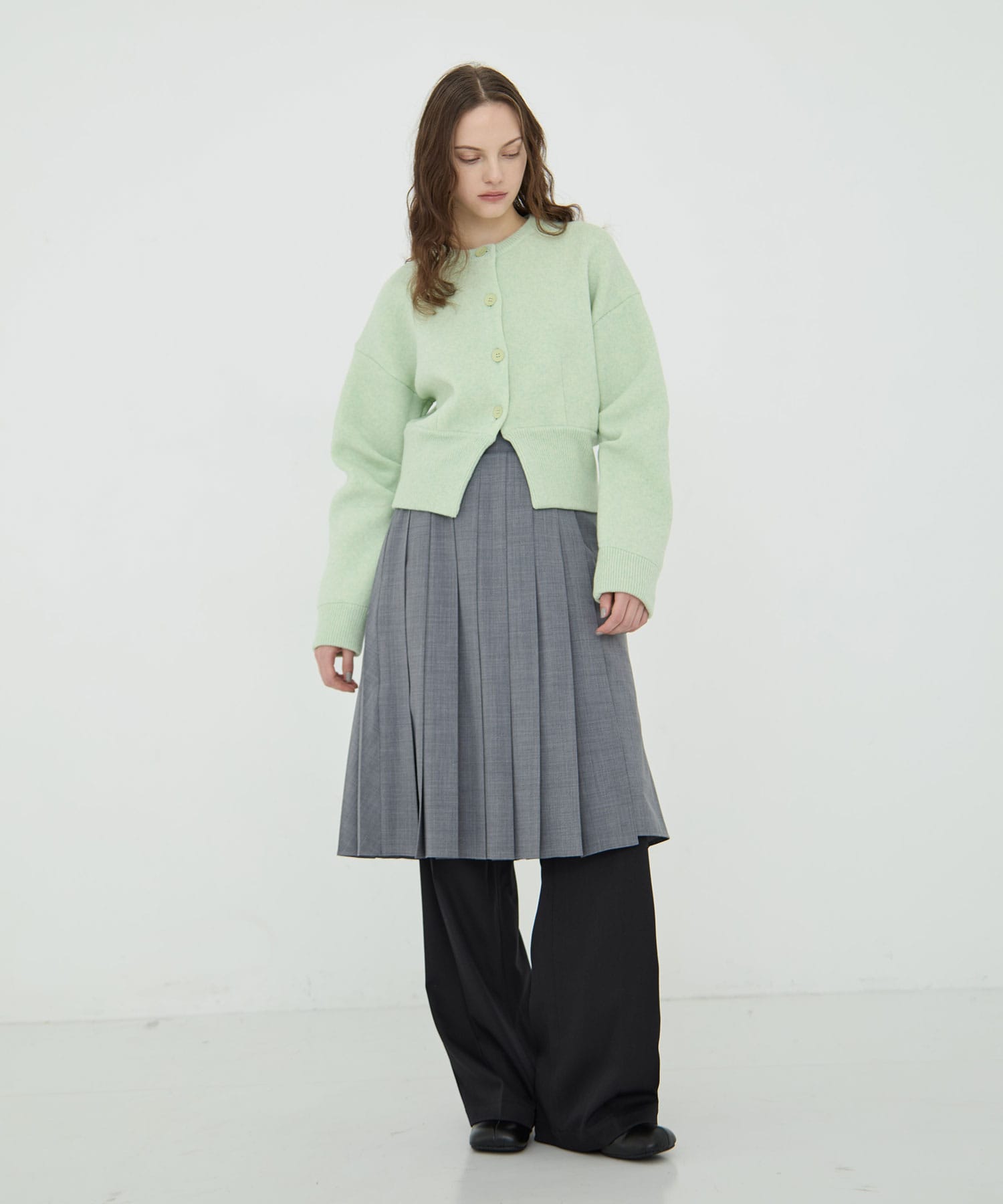 Lap Pleats Skirt RITAN