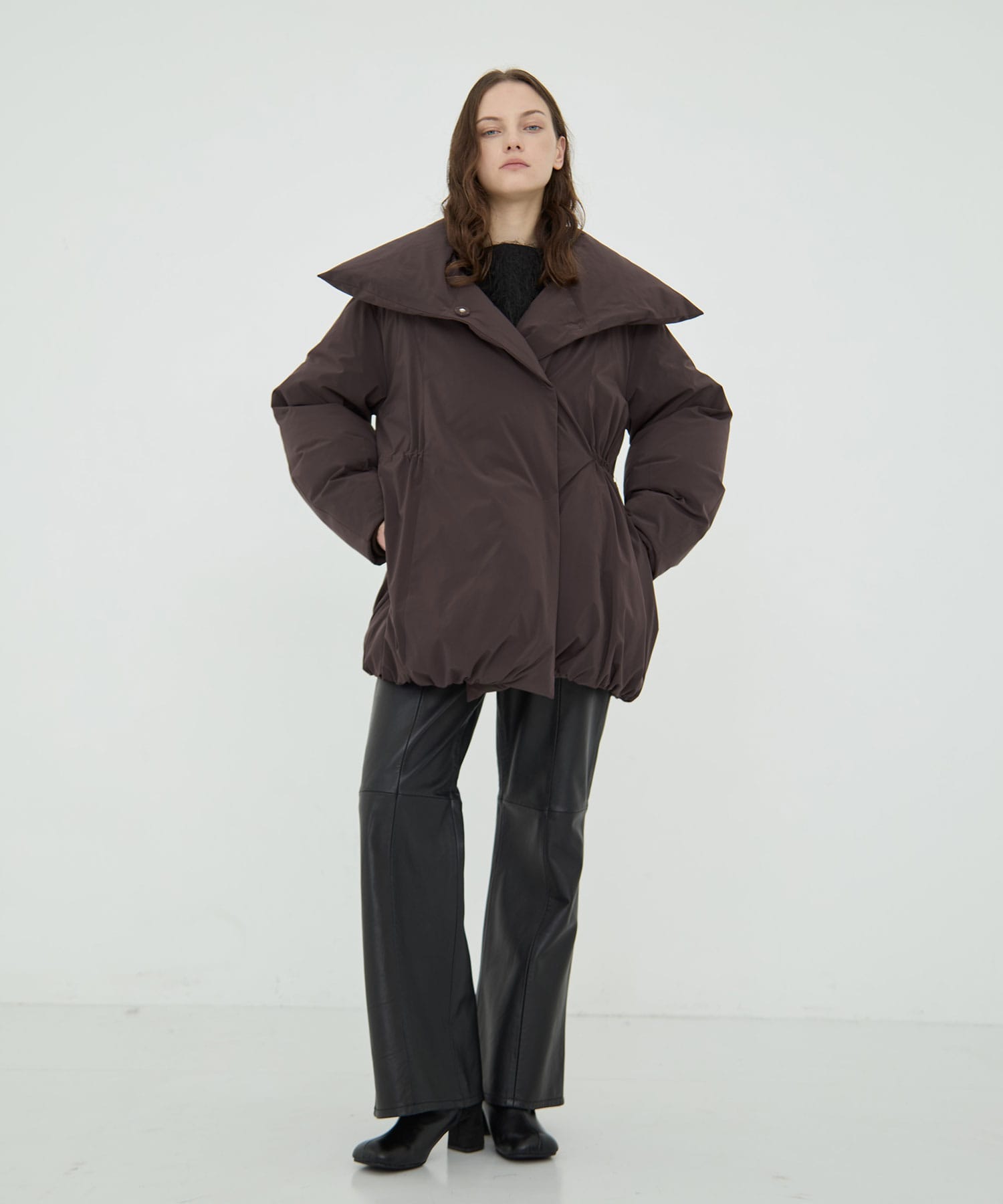 Lapel Down Coat RITAN