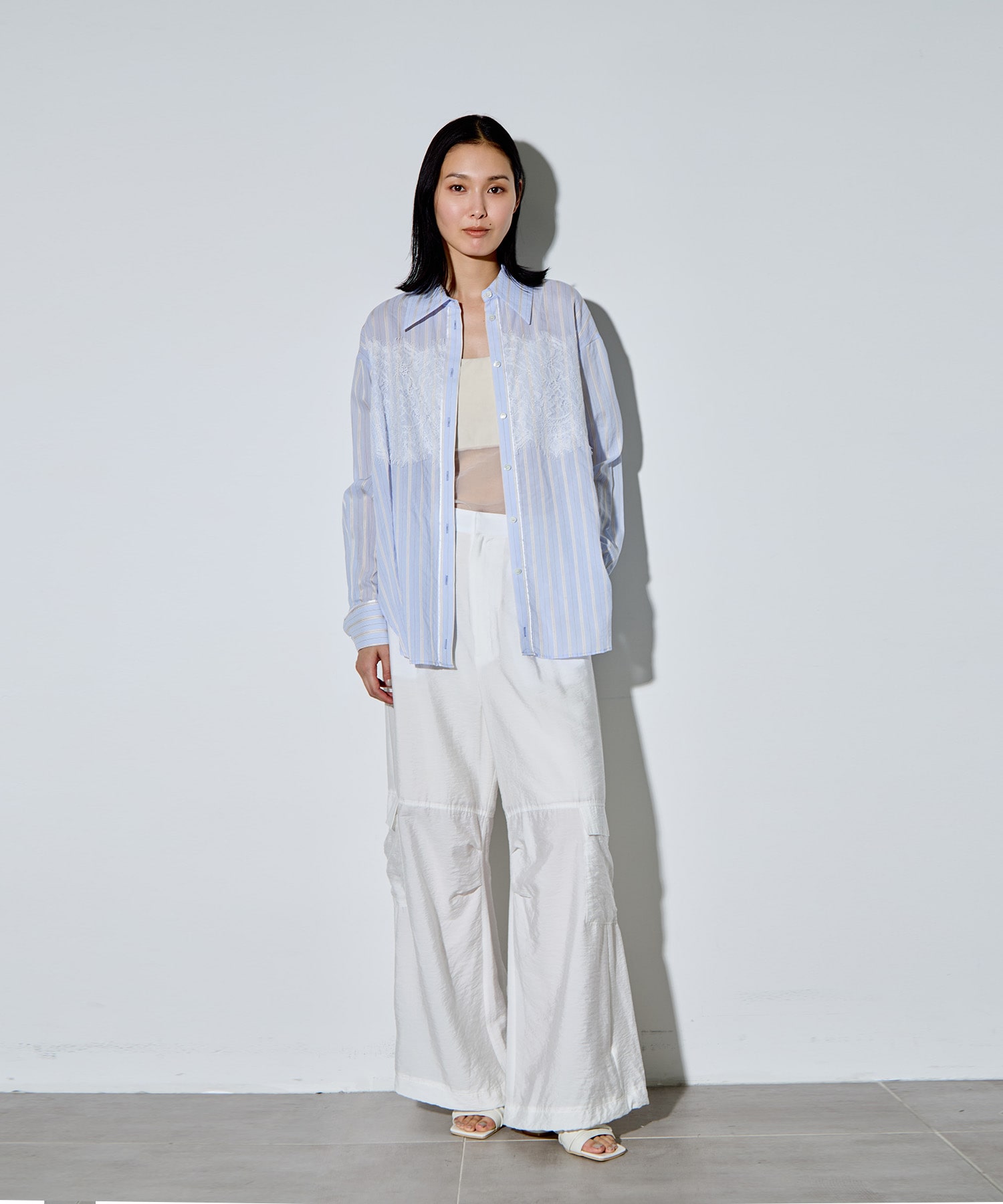 Noble Lace Combi  Shirt RITAN