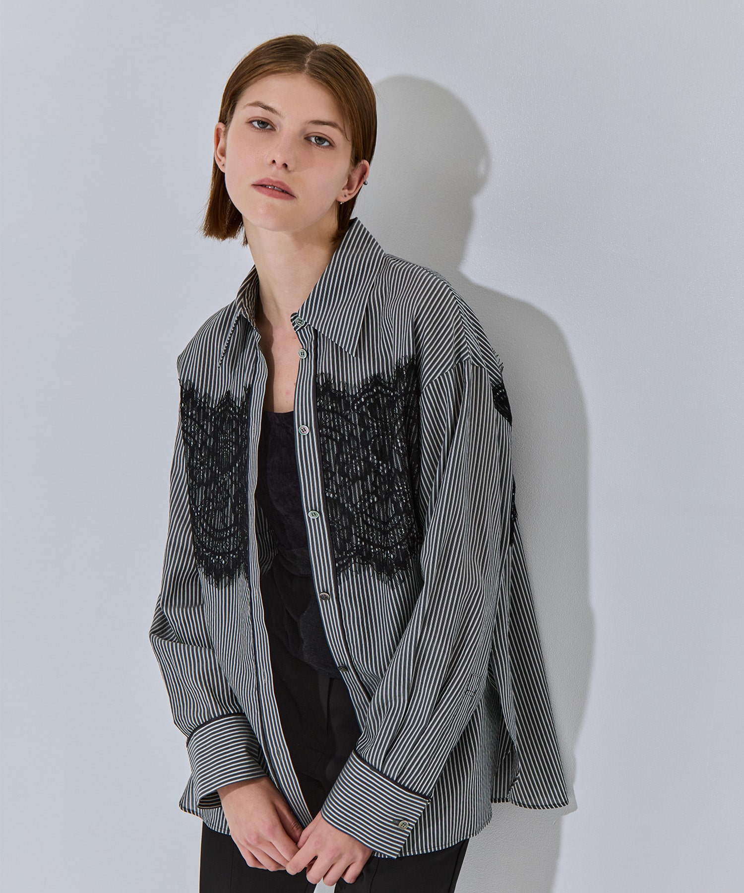 Noble Lace Combi  Shirt RITAN