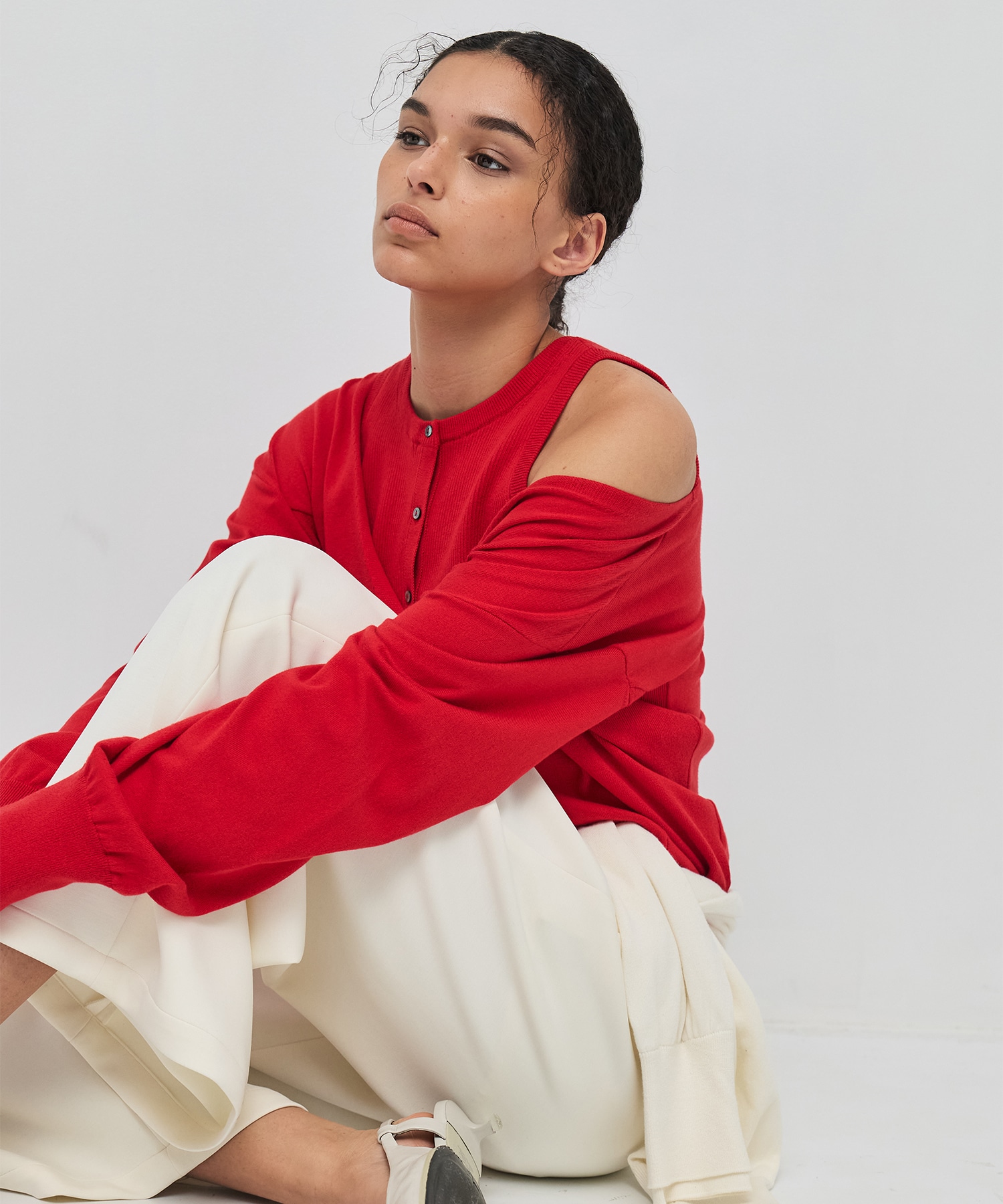 Silk Cotton Layer Knit RITAN