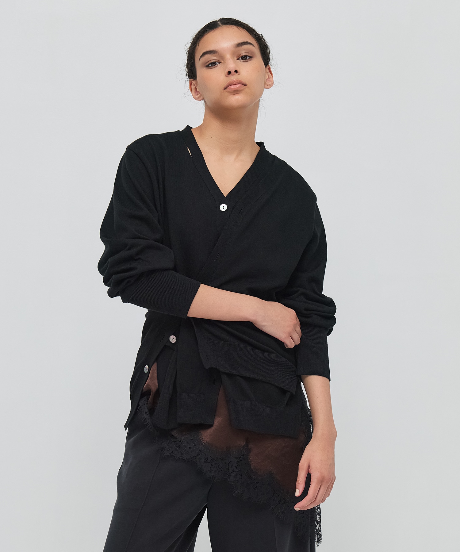 Silk Cottona Arrange Knit RITAN