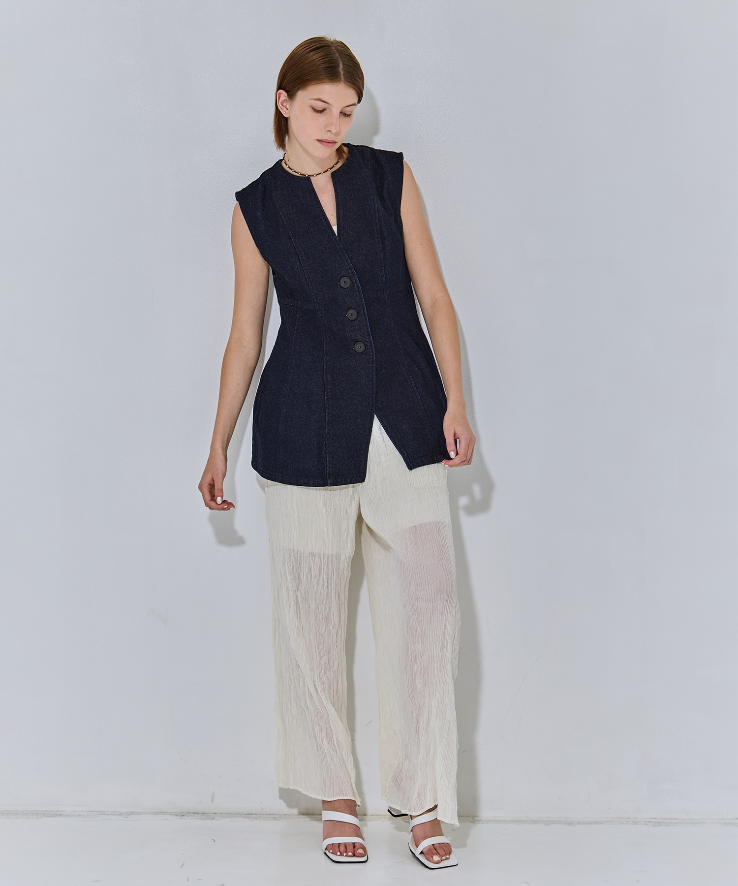 Airy Micro Pleats Pants RITAN