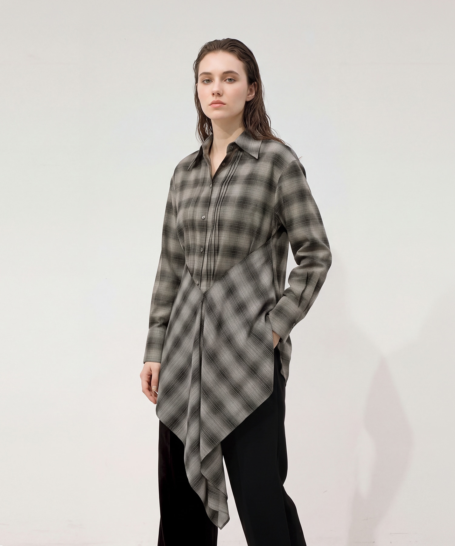 Waist-Tie Arrange Shirts RITAN