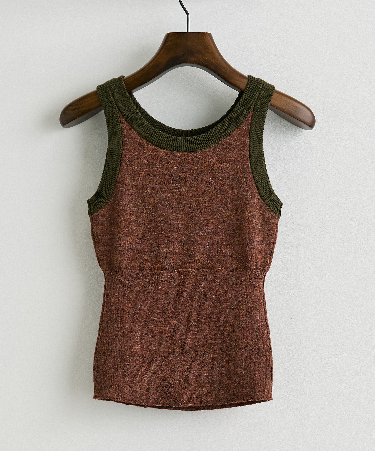 nakes Linen American Sleeve Rib Bra Tank RITAN