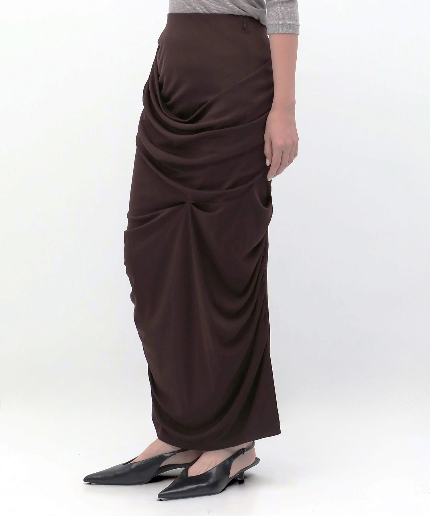 Drape Smooth Skirt RITAN