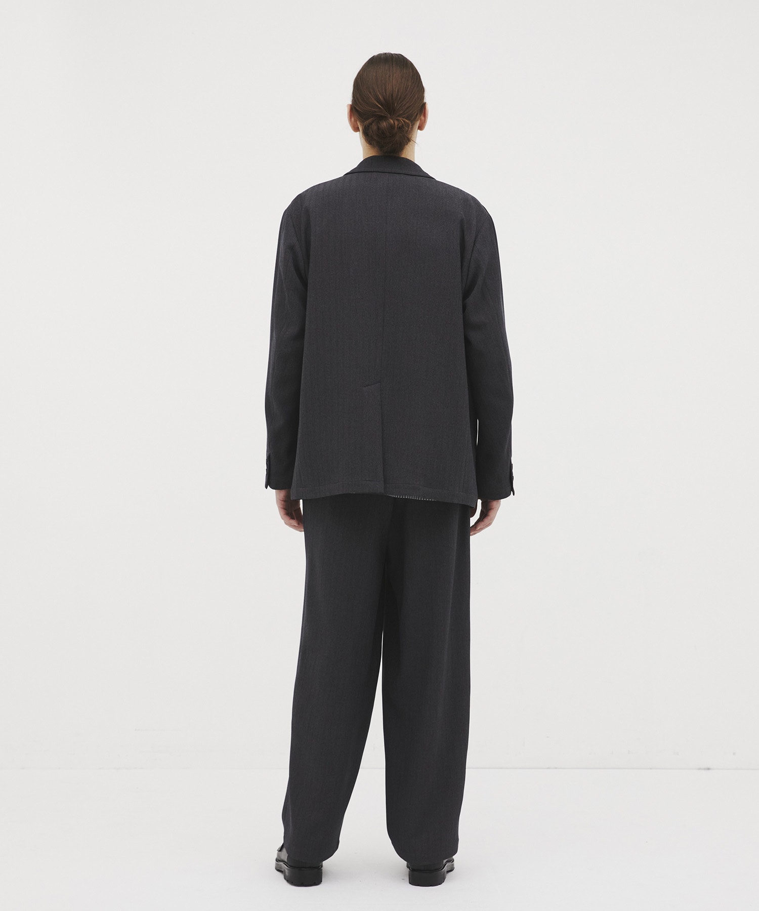 Mix herringbone ワイドパンツ CITY TOKYO