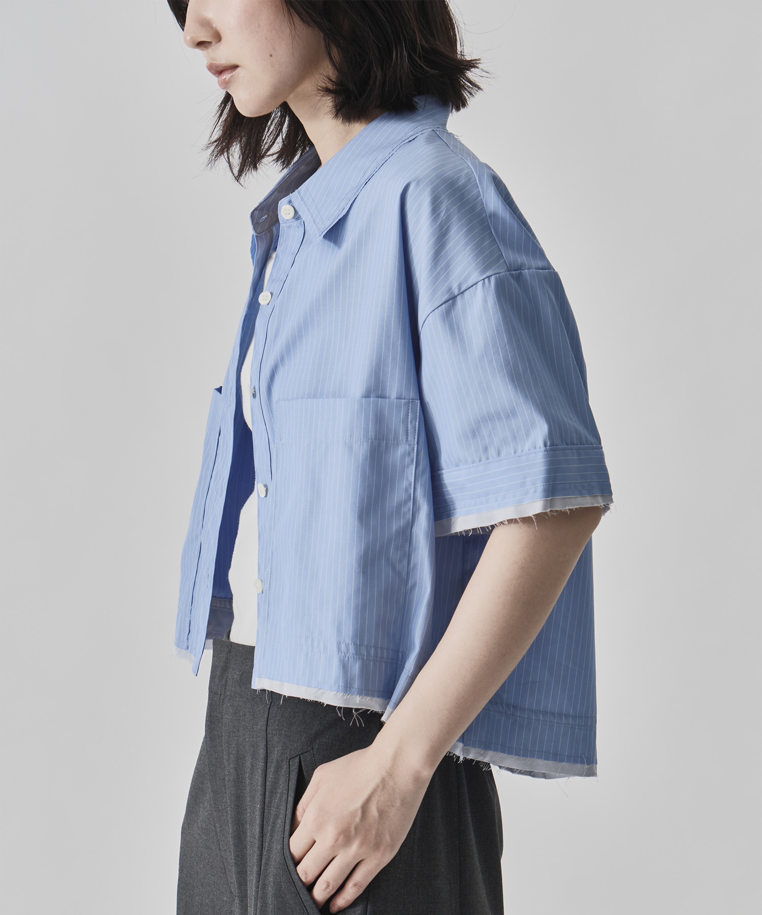 Double Pocket Short Shirt CITY TOKYO