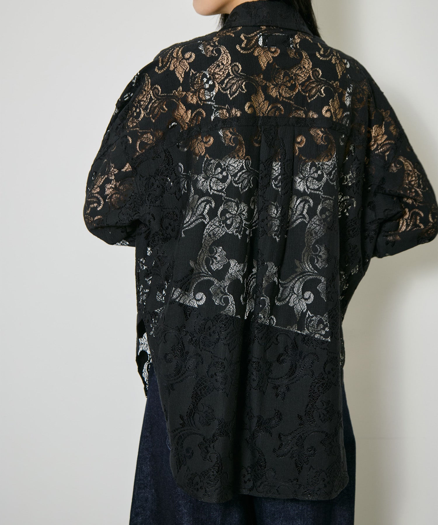 Cotton Lace Over Shirt CITY TOKYO