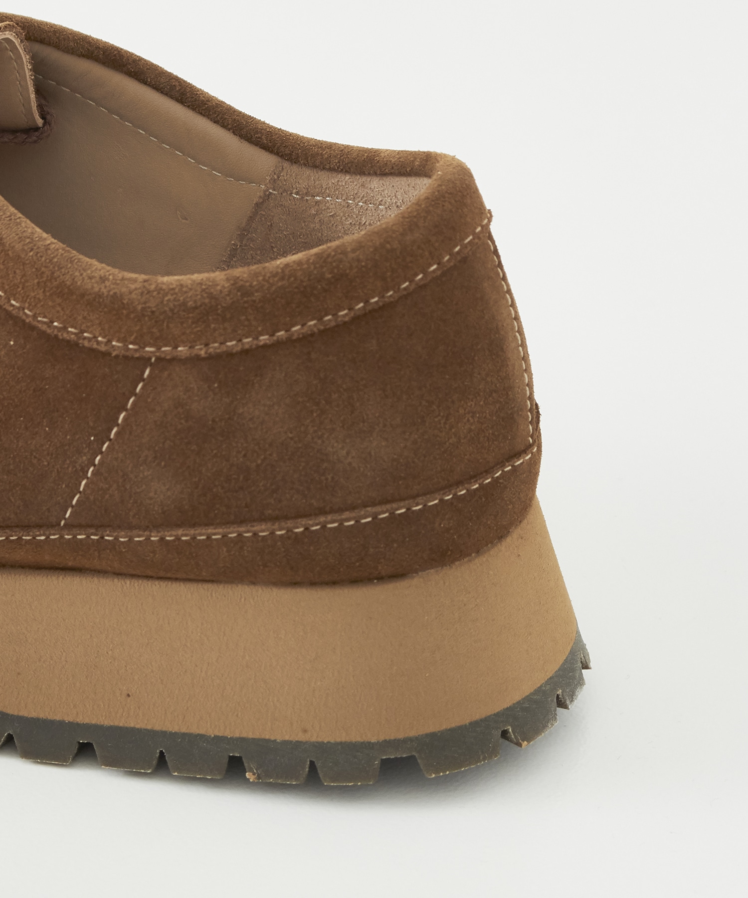 HIKER MOC SHOES MID COW LEATHER(42 BROWN): nonnative: MEN｜THE