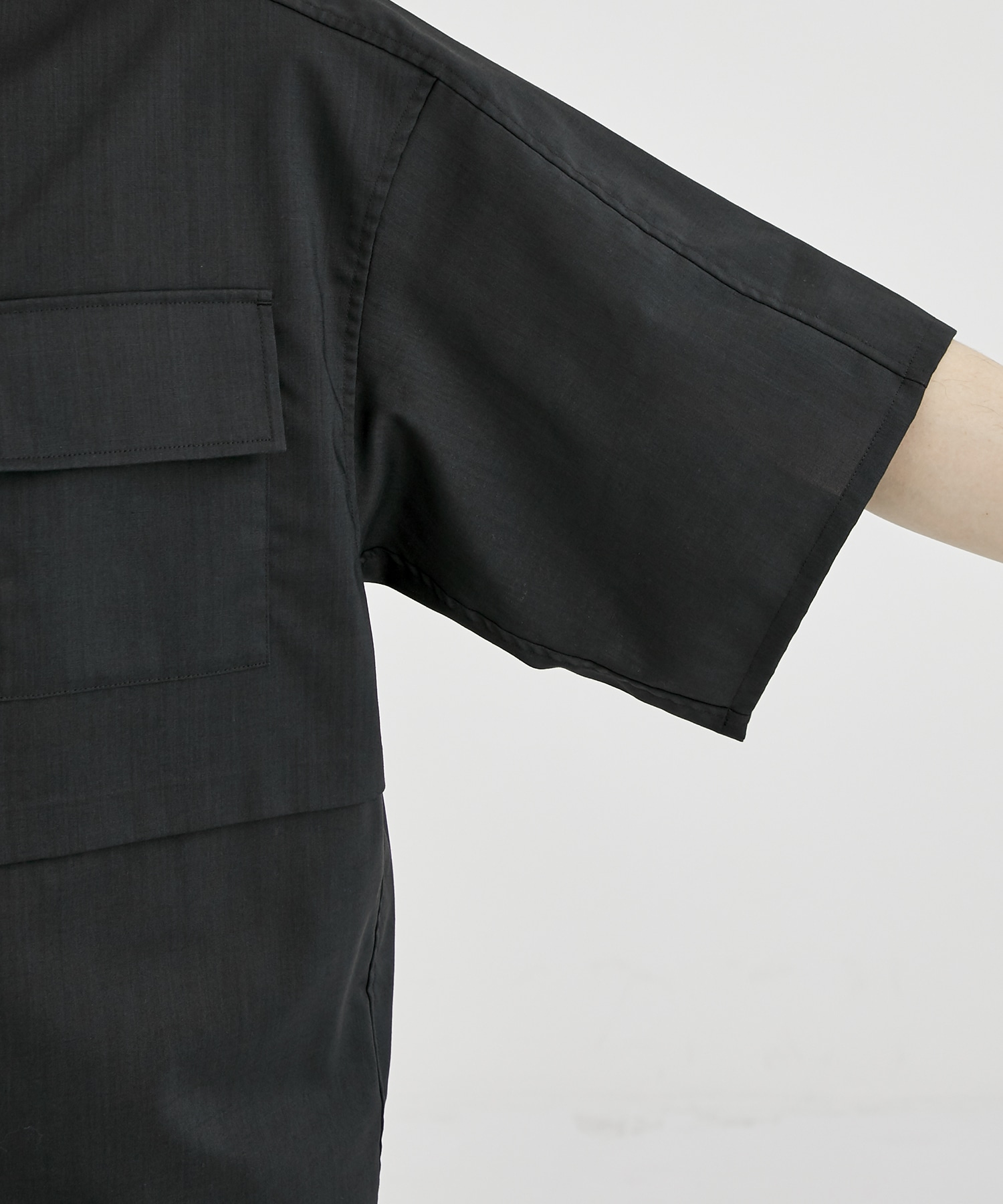 SOLOTEX WIDE S/S SHIRT(1 BLACK): White Mountaineering: MEN｜THE