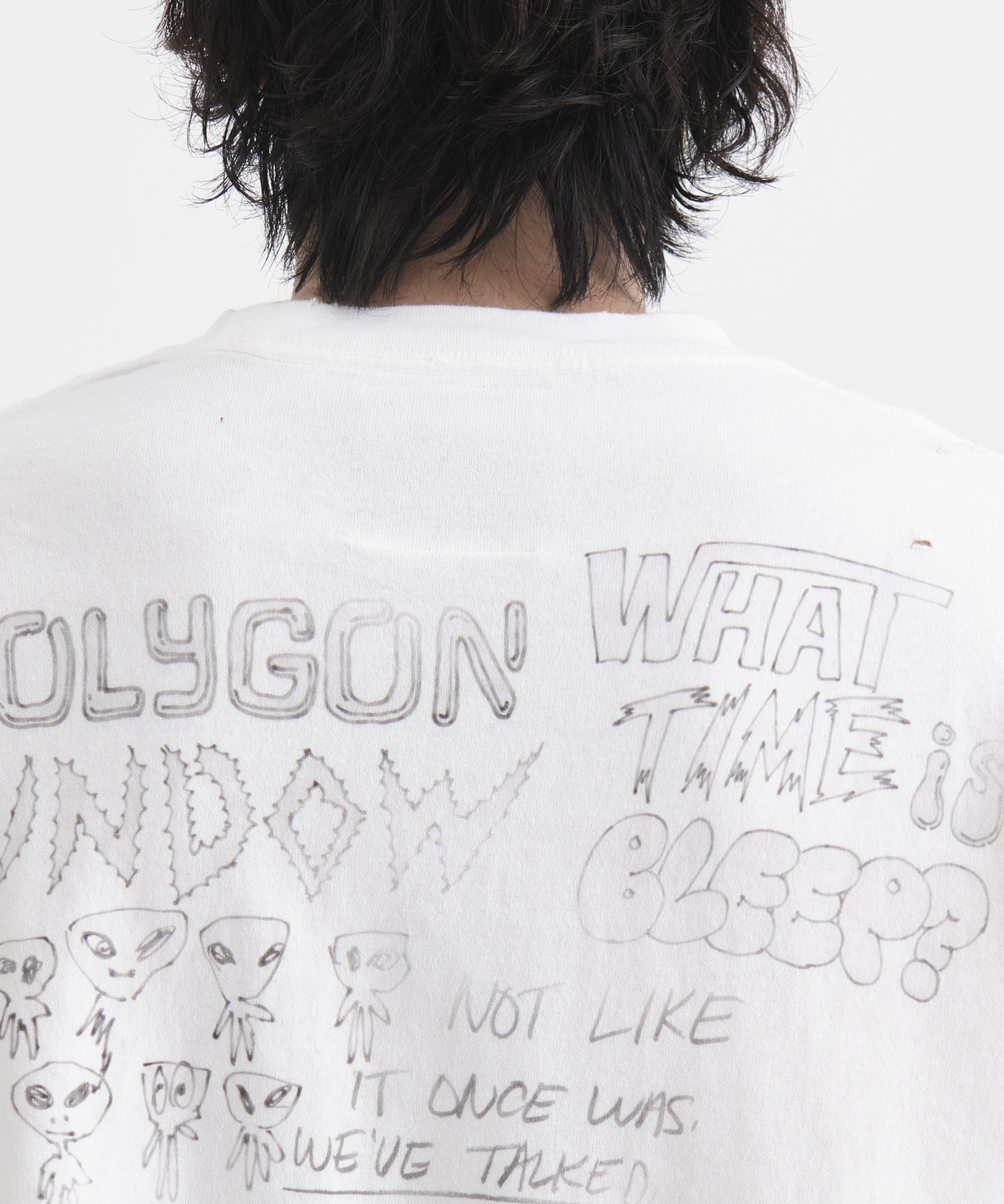 DISTRESSED TEE Maison MIHARA YASUHIRO