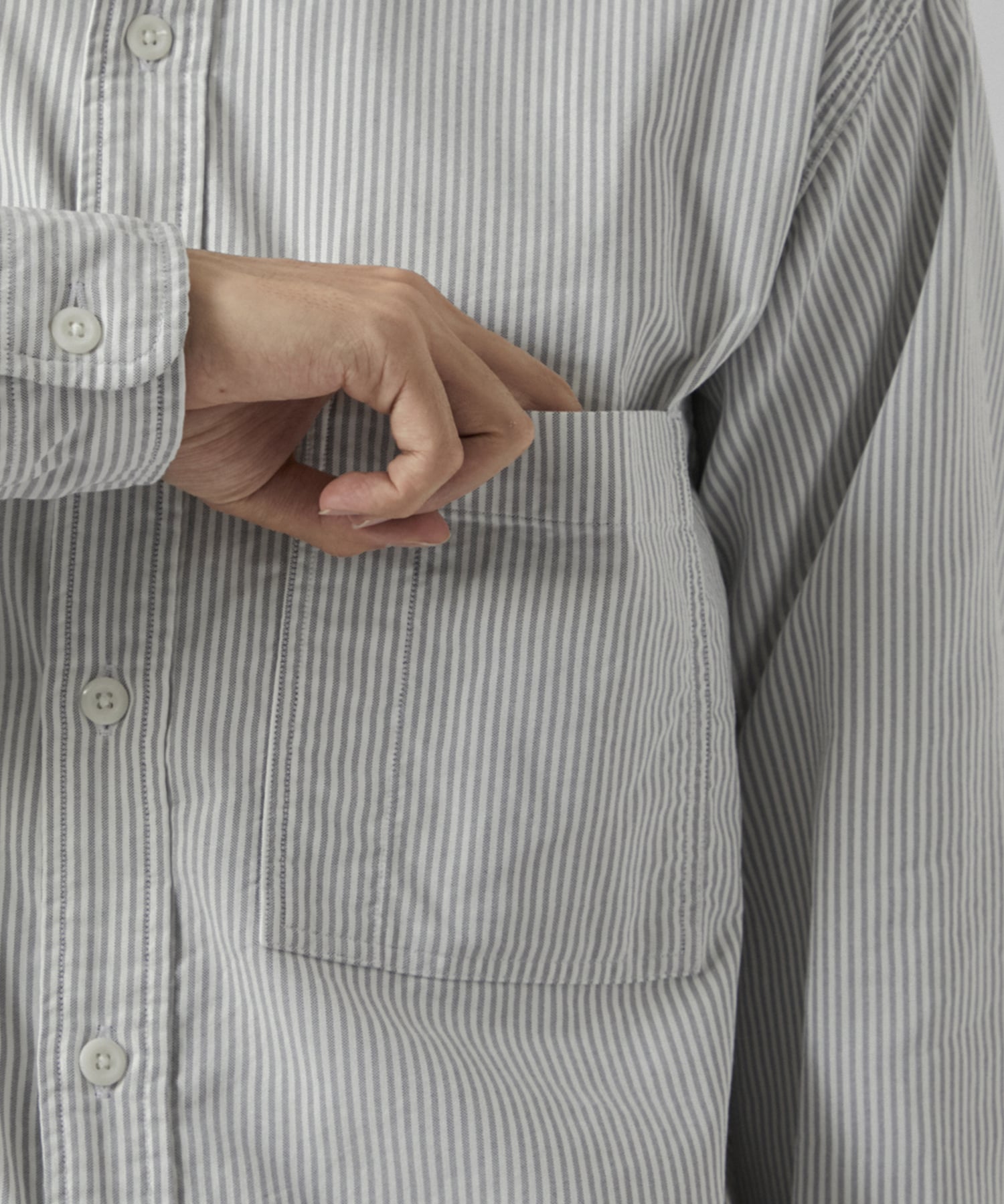 Button Down Striped Field Shirt THE NORTH FACE PURPLE LABEL