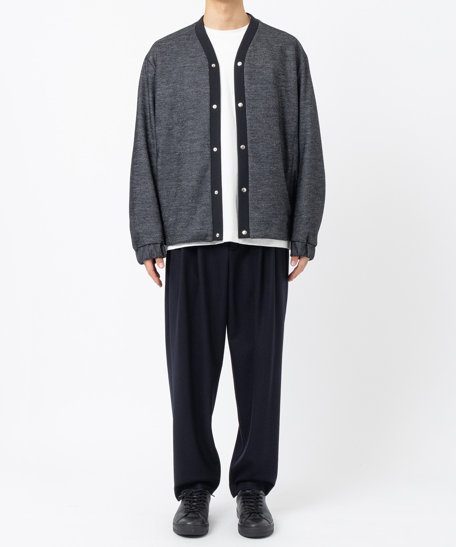 Washable Flannel Cashmere Touch Wide Tapered Pants THE TOKYO