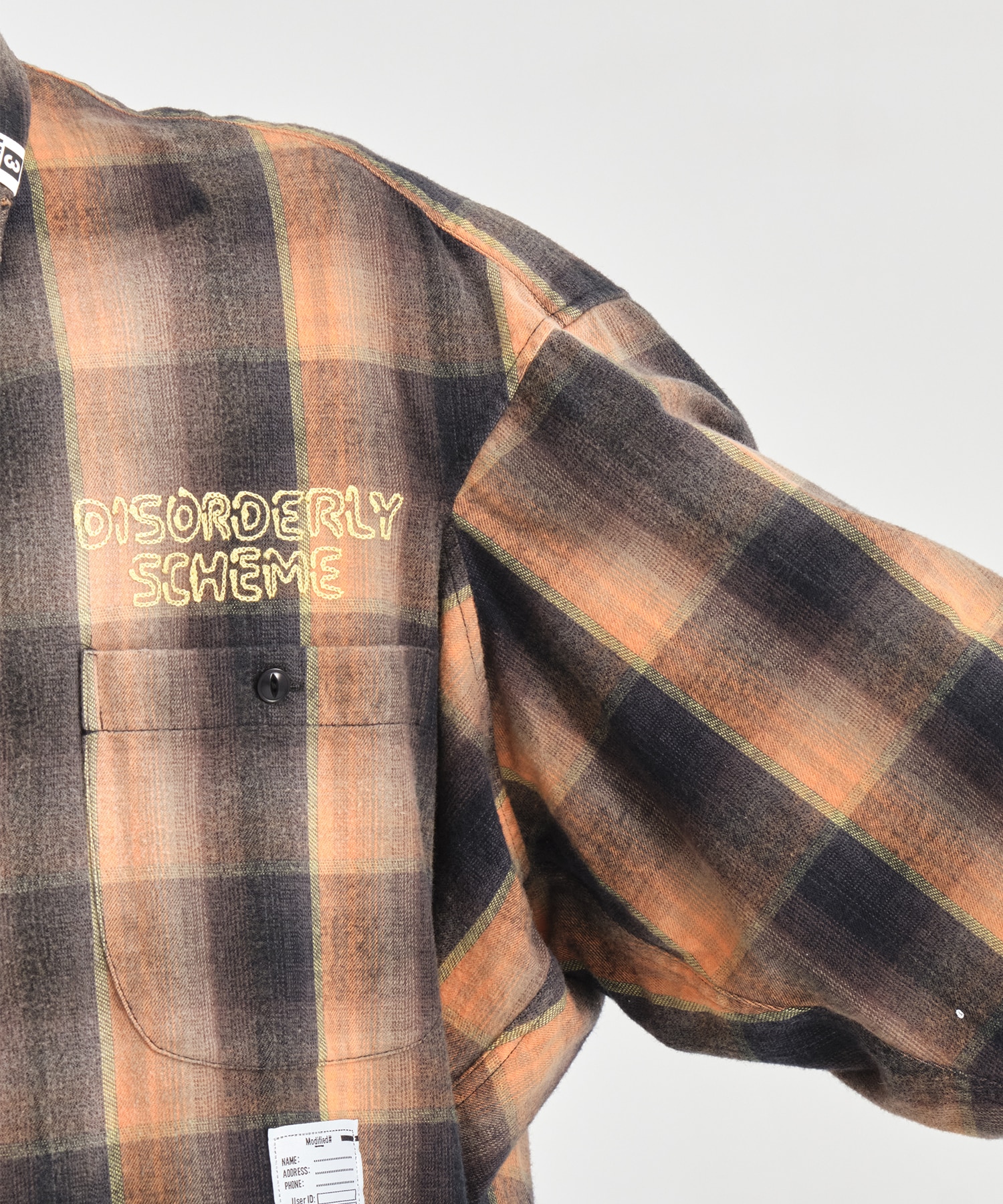 VINTAGE LIKE CHECH L/S SHIRTS Maison MIHARA YASUHIRO