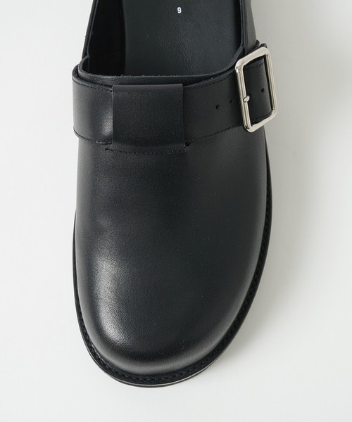 LEATHER BELT MULE foot the coacher