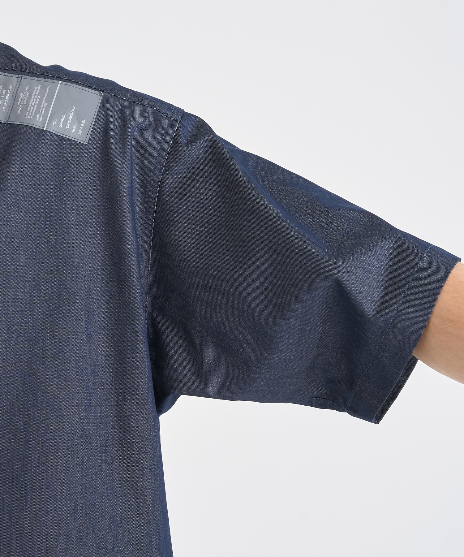 9251-SH50-008 DENIM S/S SHIRT N.HOOLYWOOD