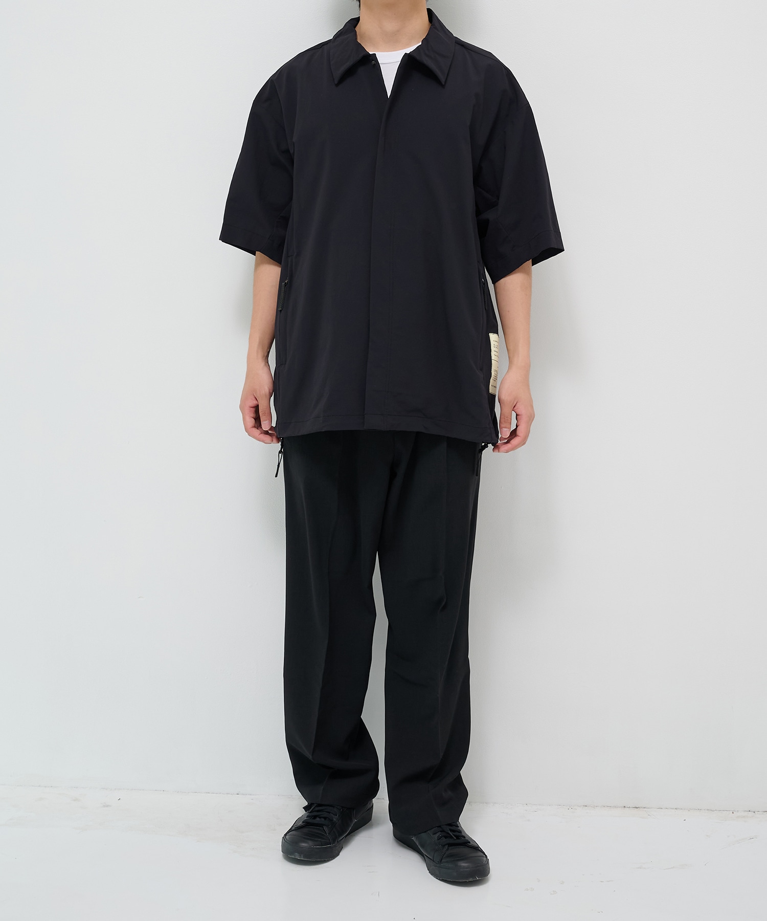 【エヌハリウッド】9261-SH51-004 DRAWSTRING SHIRT N.HOOLYWOOD