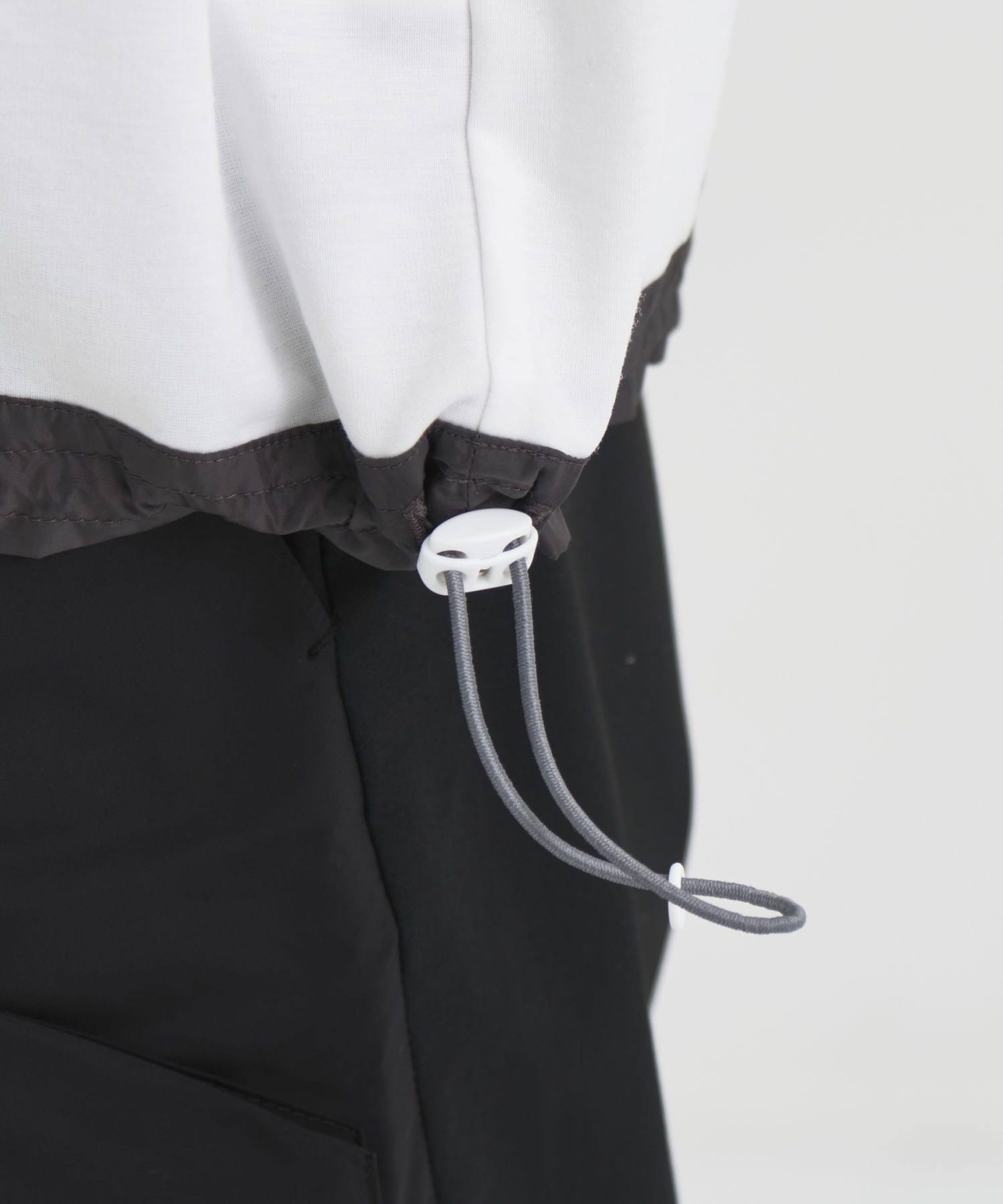 別注 DRAW CORD S/S POCKET TEE White Mountaineering