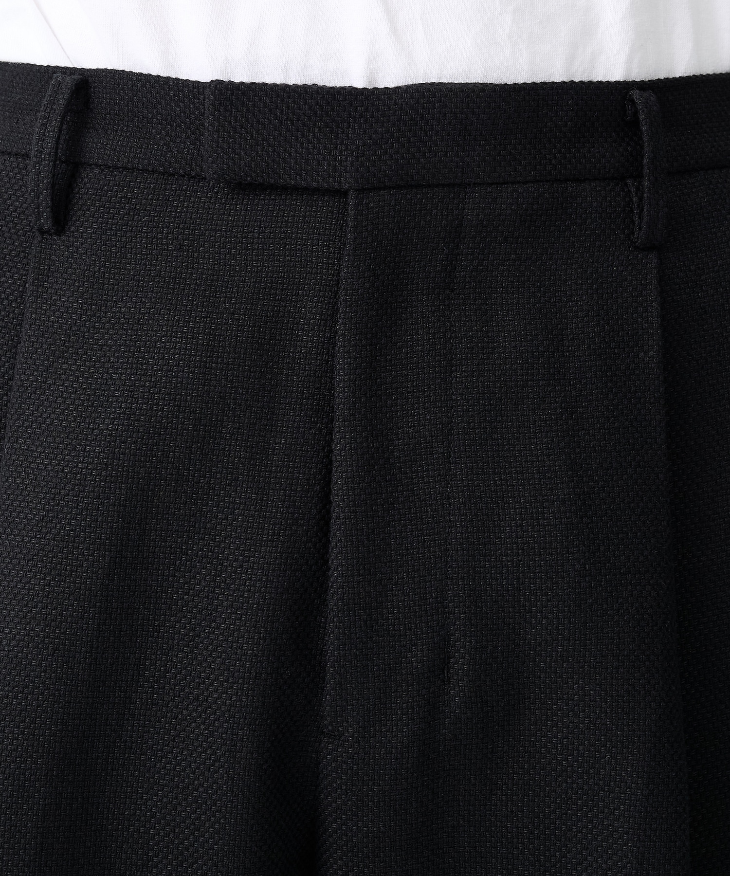 【イレニサ】SUMMER TWEED TWO TUCK WIDE TROUSERS IRENISA