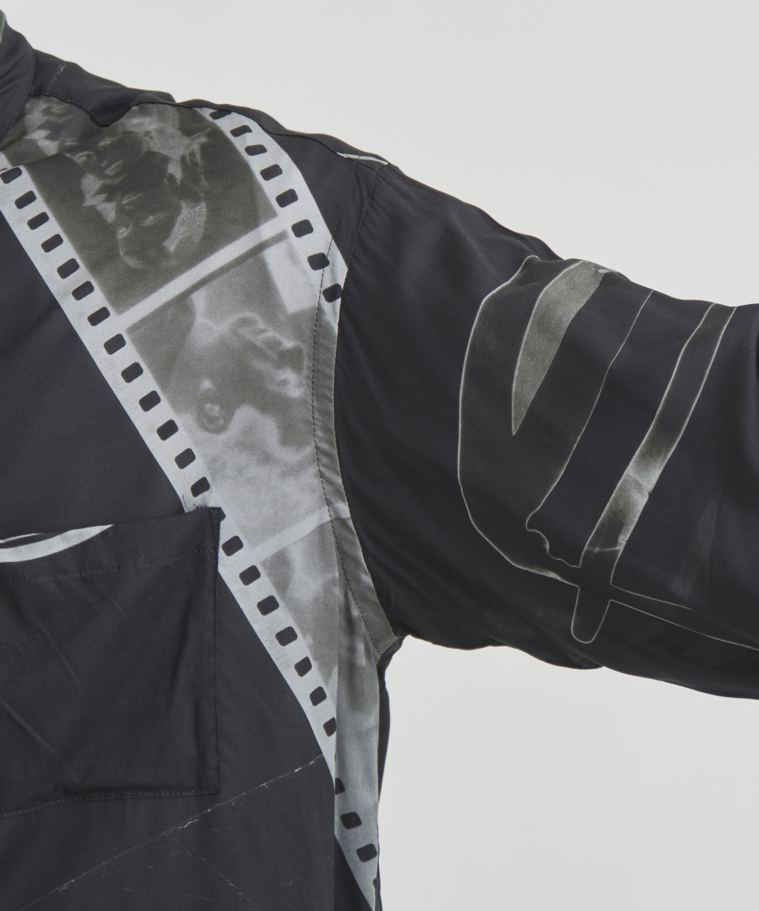 Photogram Printed Rayon Shirt YOKE