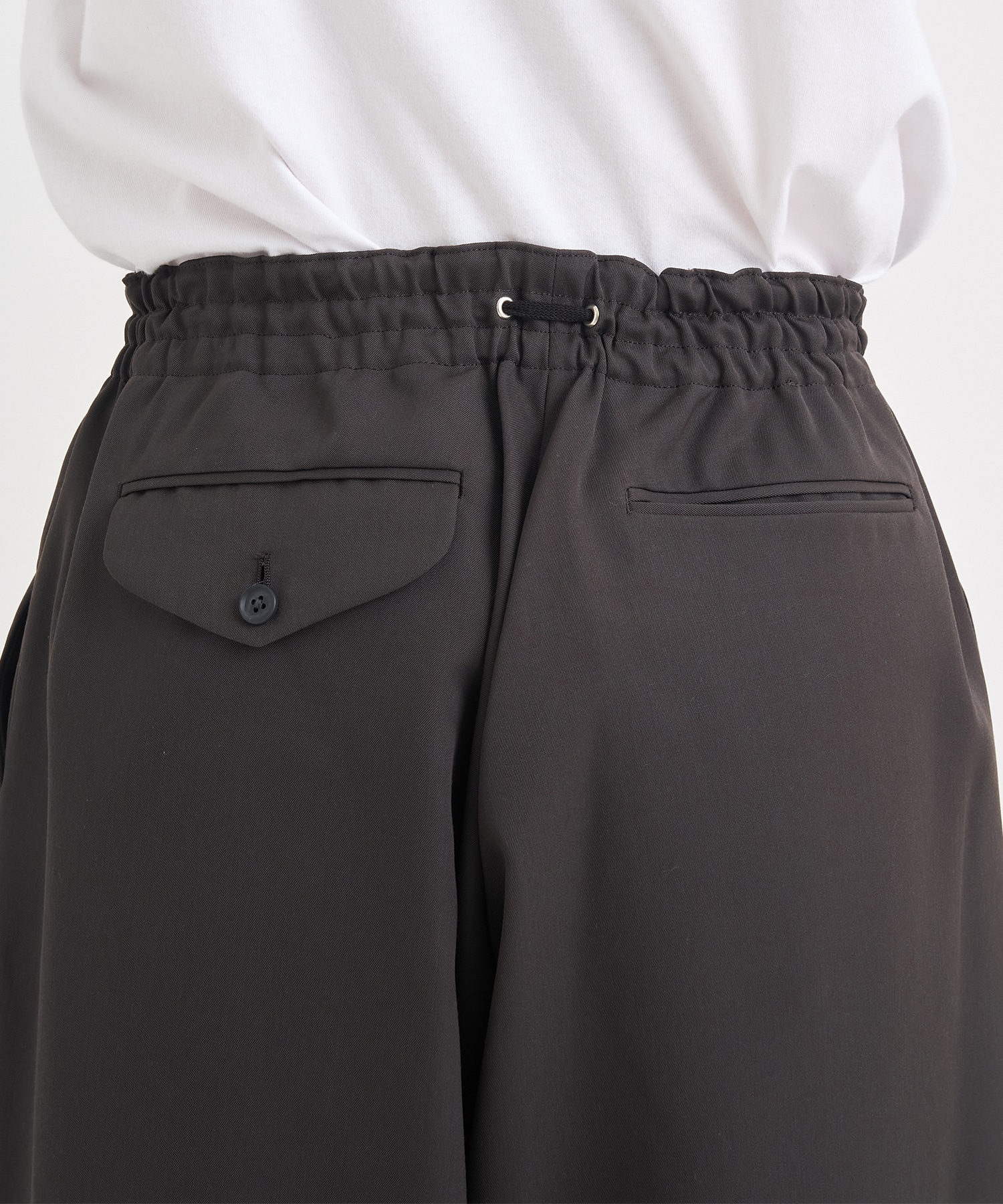 25WCM-P14121 WOOL TRACK PANTS kolor