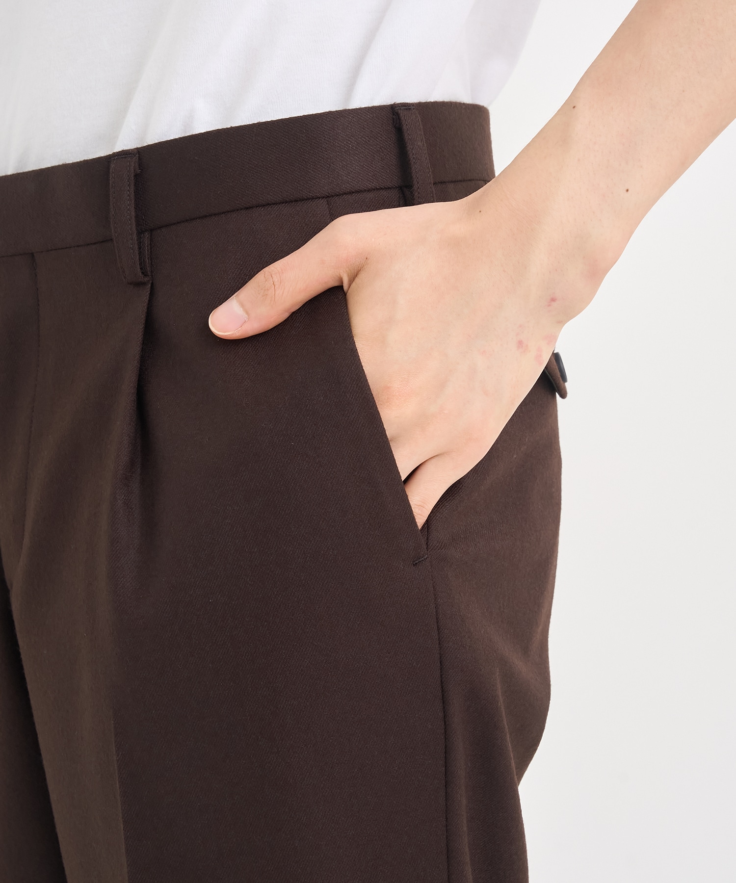 25WCM-P09119 FLANNEL PANTS kolor