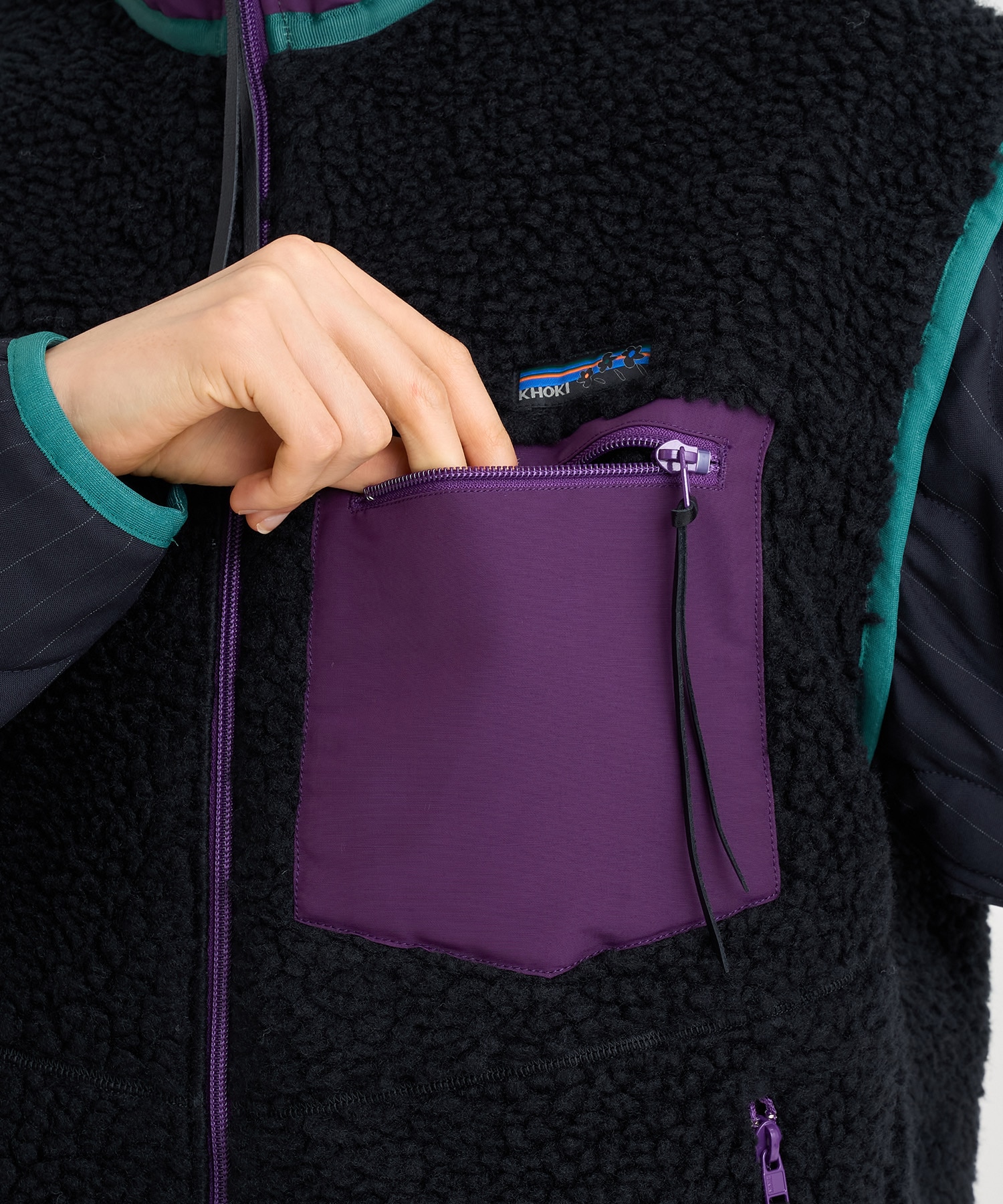 Freece-texture jacket 