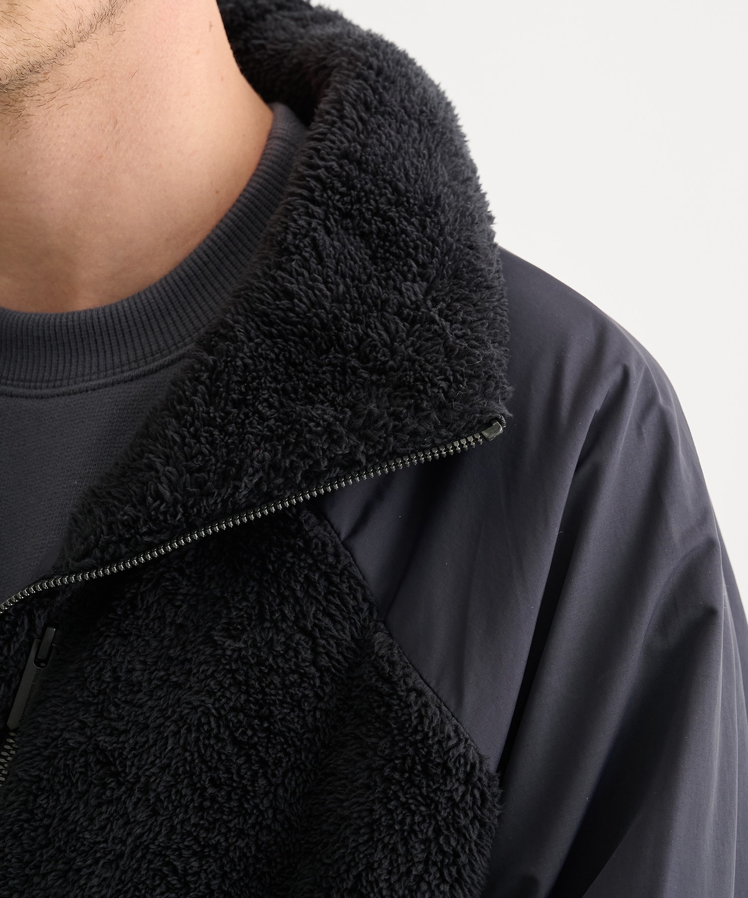 別注BLK FLEECE BLOUSON White Mountaineering