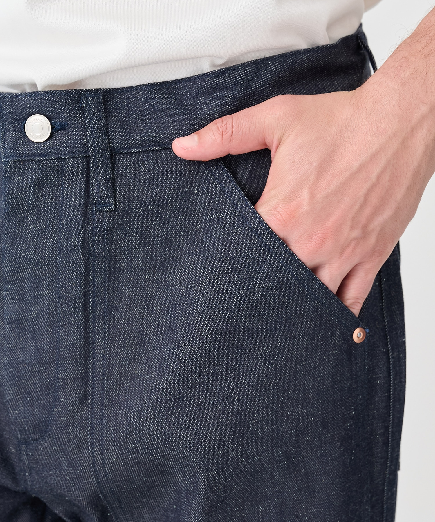 別注NEW CLASSIC WORK JEANS INDIGO LINEN TANAKA