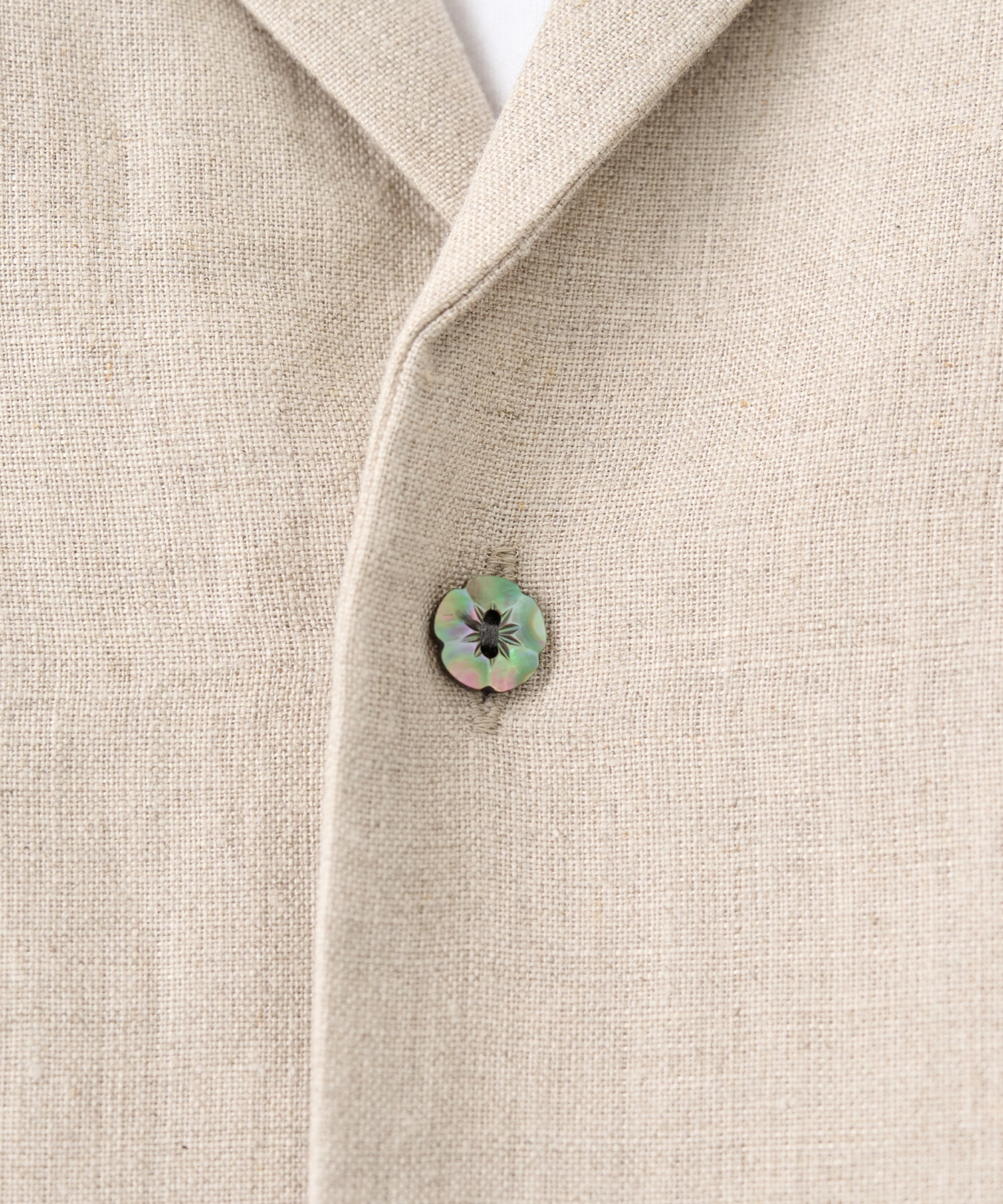 別注THE SS SHIRT LINEN EMBROIDERY TANAKA