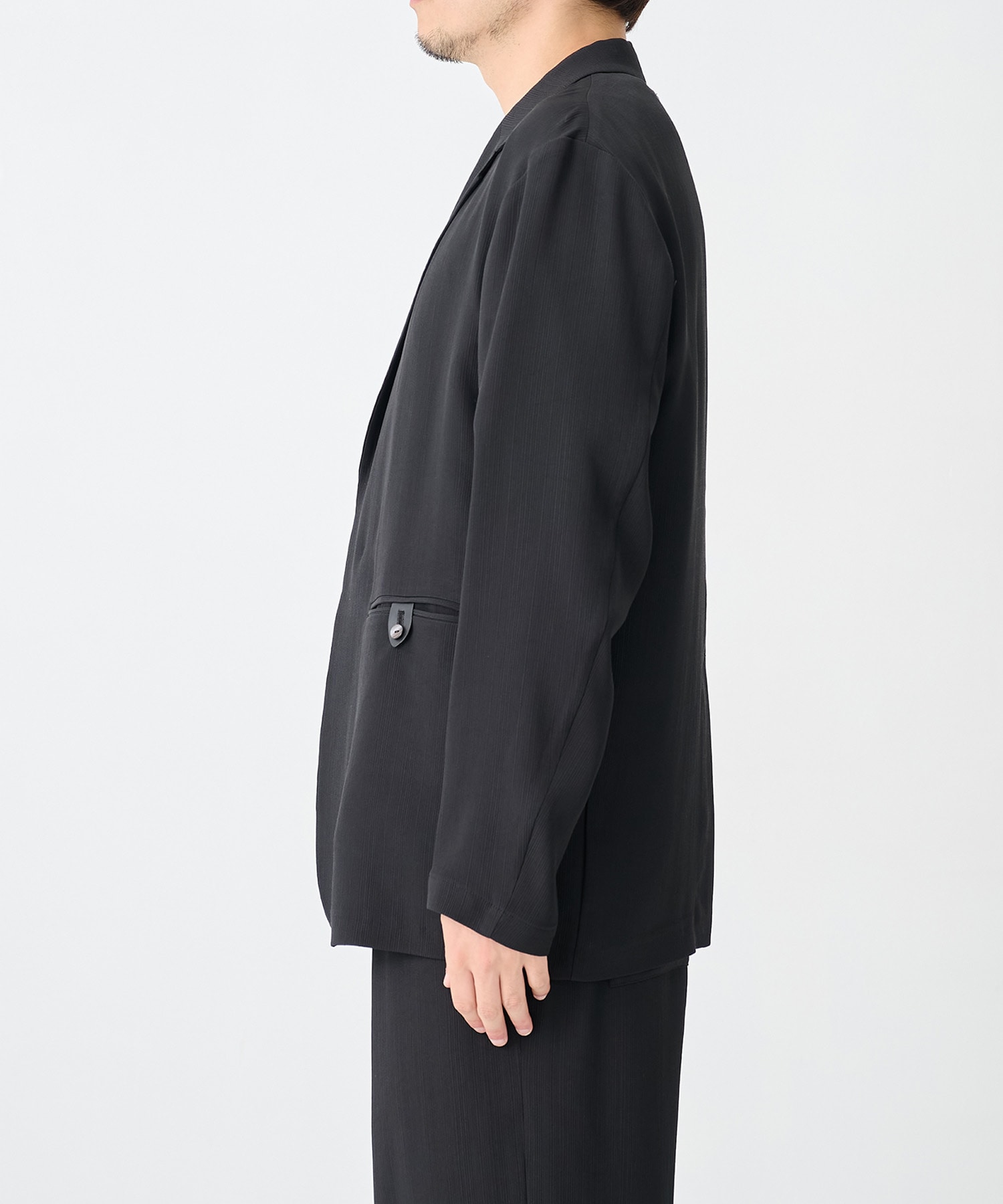 SILK α Pleats Summer Jacket SILK α