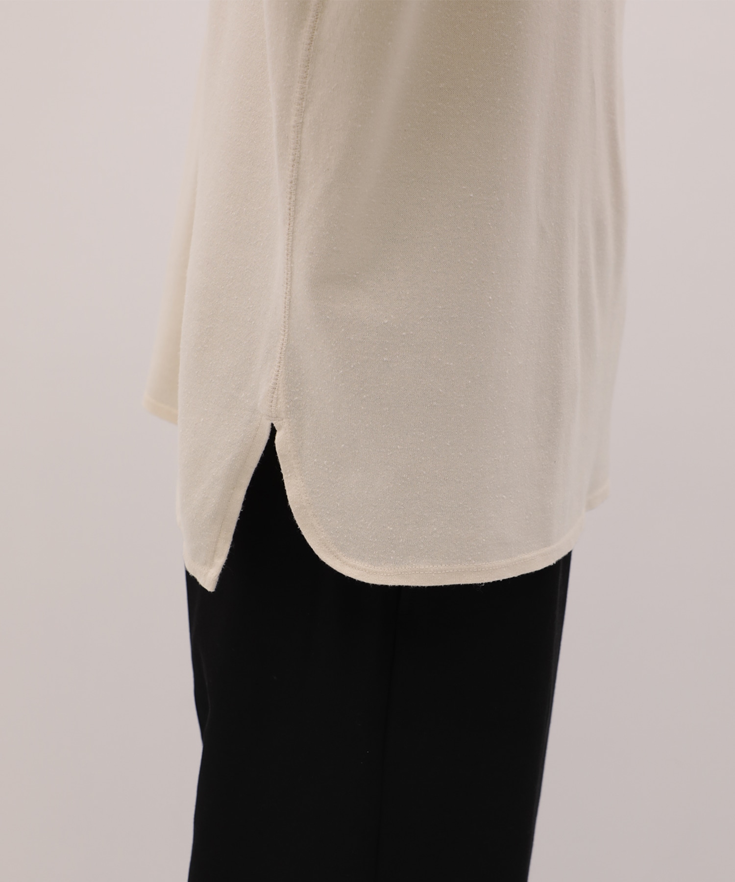 SILK α Henry Neck L/S Tee SILK α