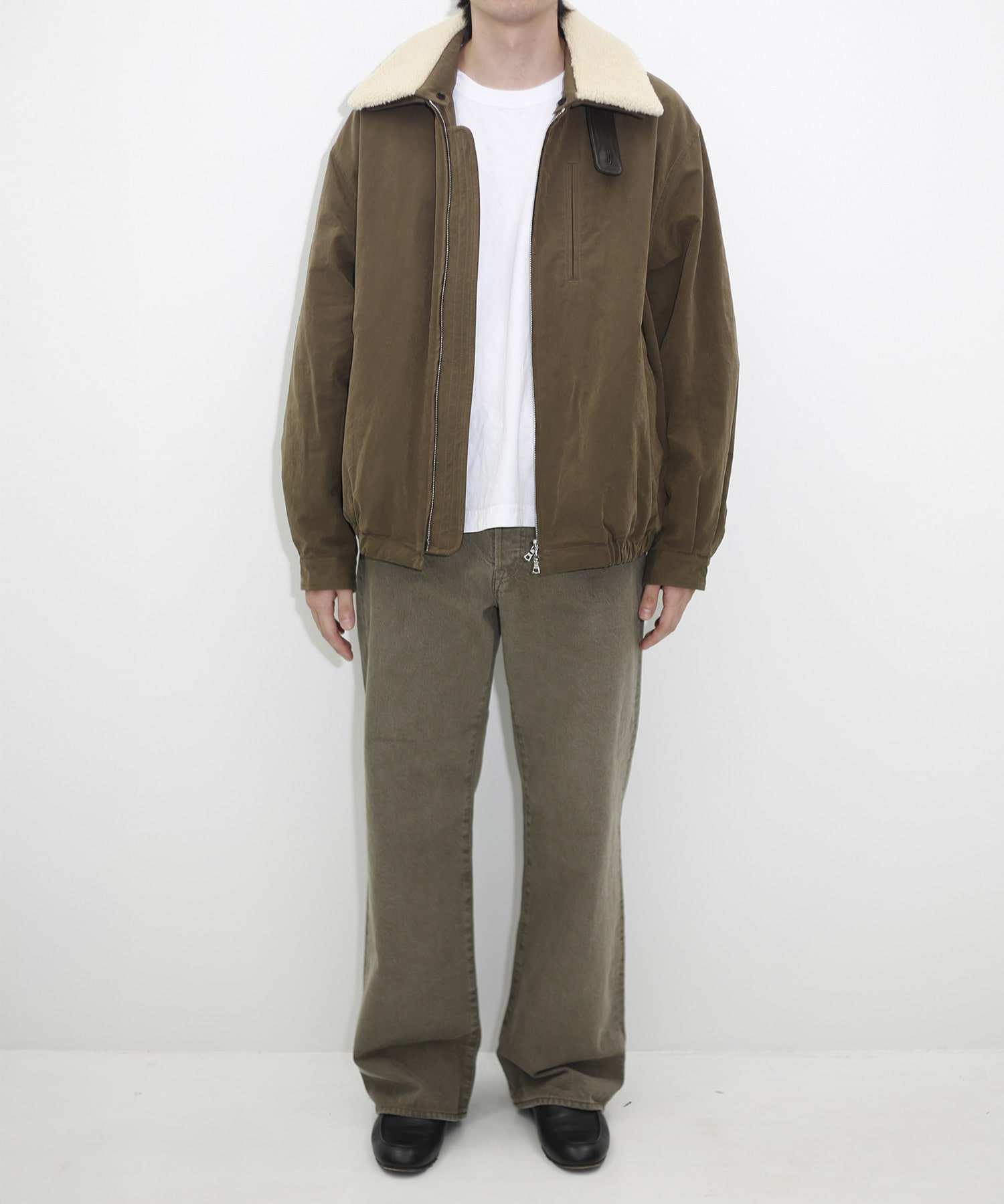 【シュタイン】ST.1576 DETATCHABLE COLLAR RESIN-FINISH COTTON JACKET ssstein