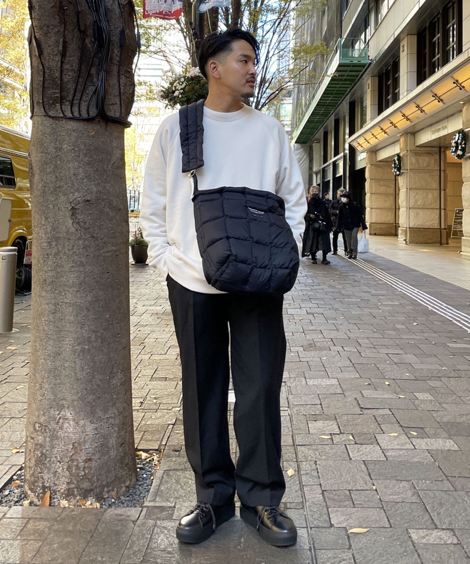 beautiful people×THE TOKYO nylon shoulder bag(FREE ECRU 
