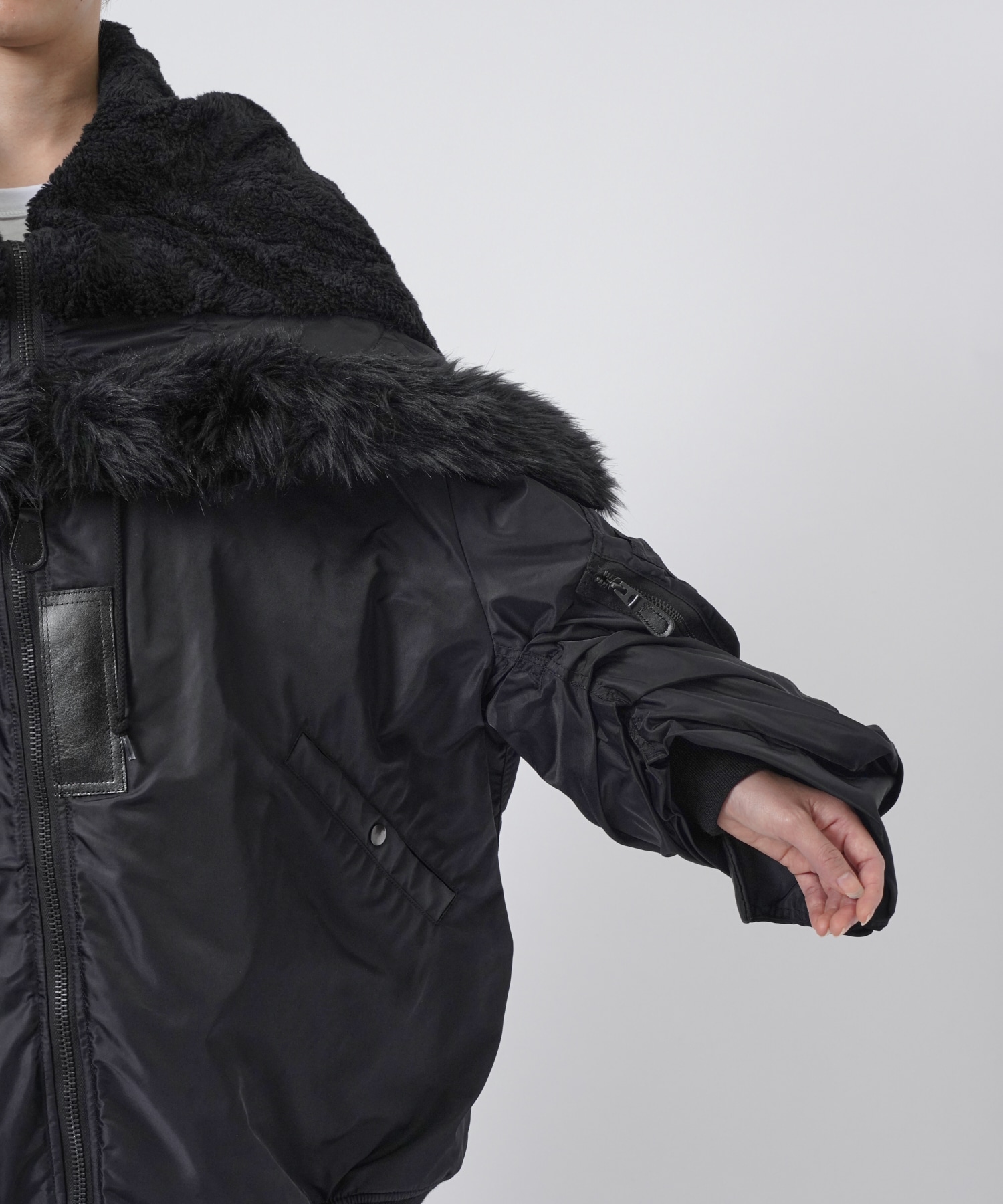 Fold Down Collar Puffer Jacket JUNYA WATANABE