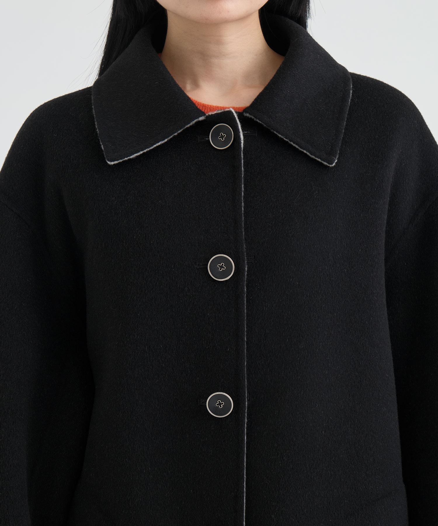 CASHMERE REVERSIBLE SHORT COAT THE TOKYO