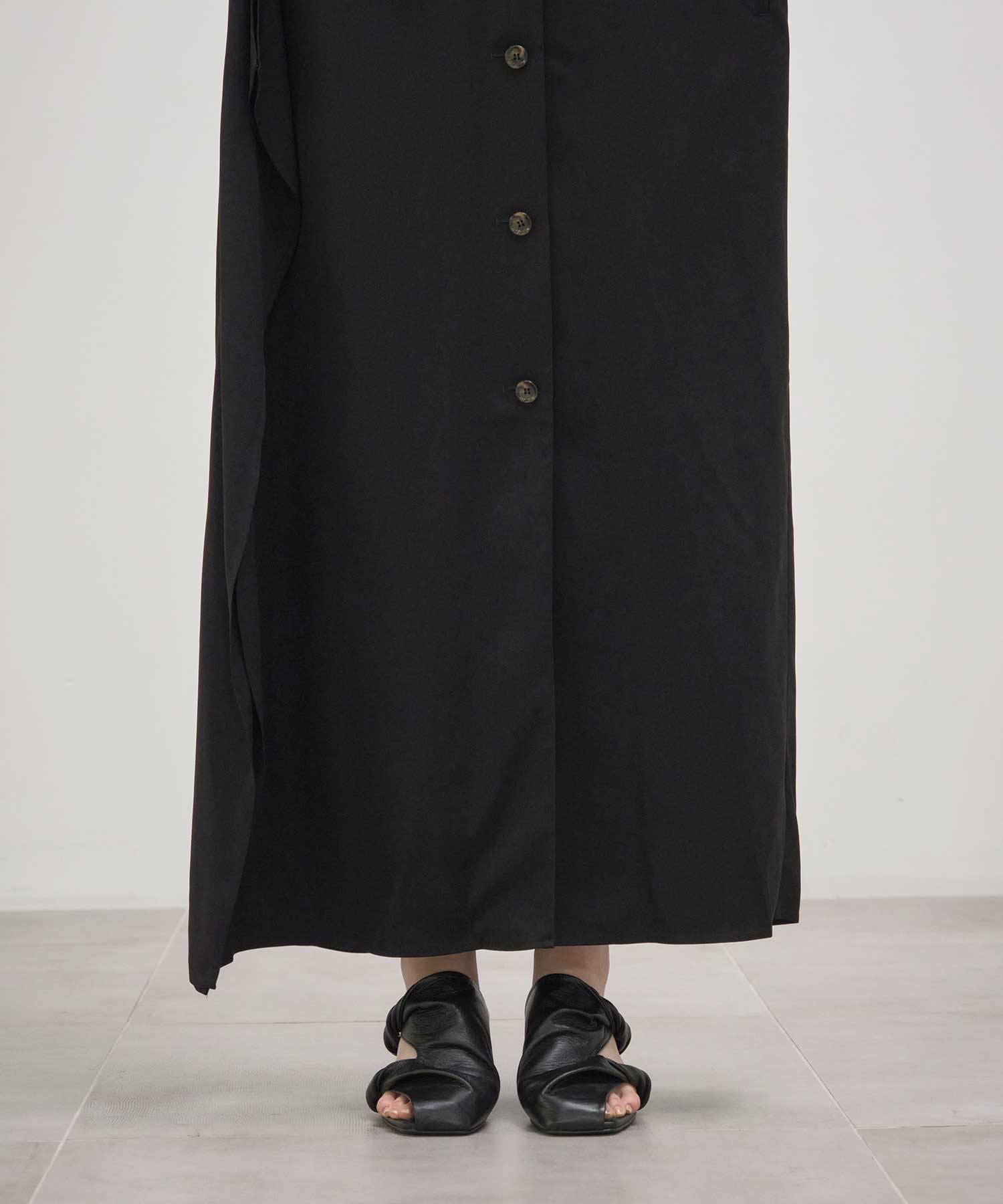 Ana asymmetry dress BK AKIRANAKA