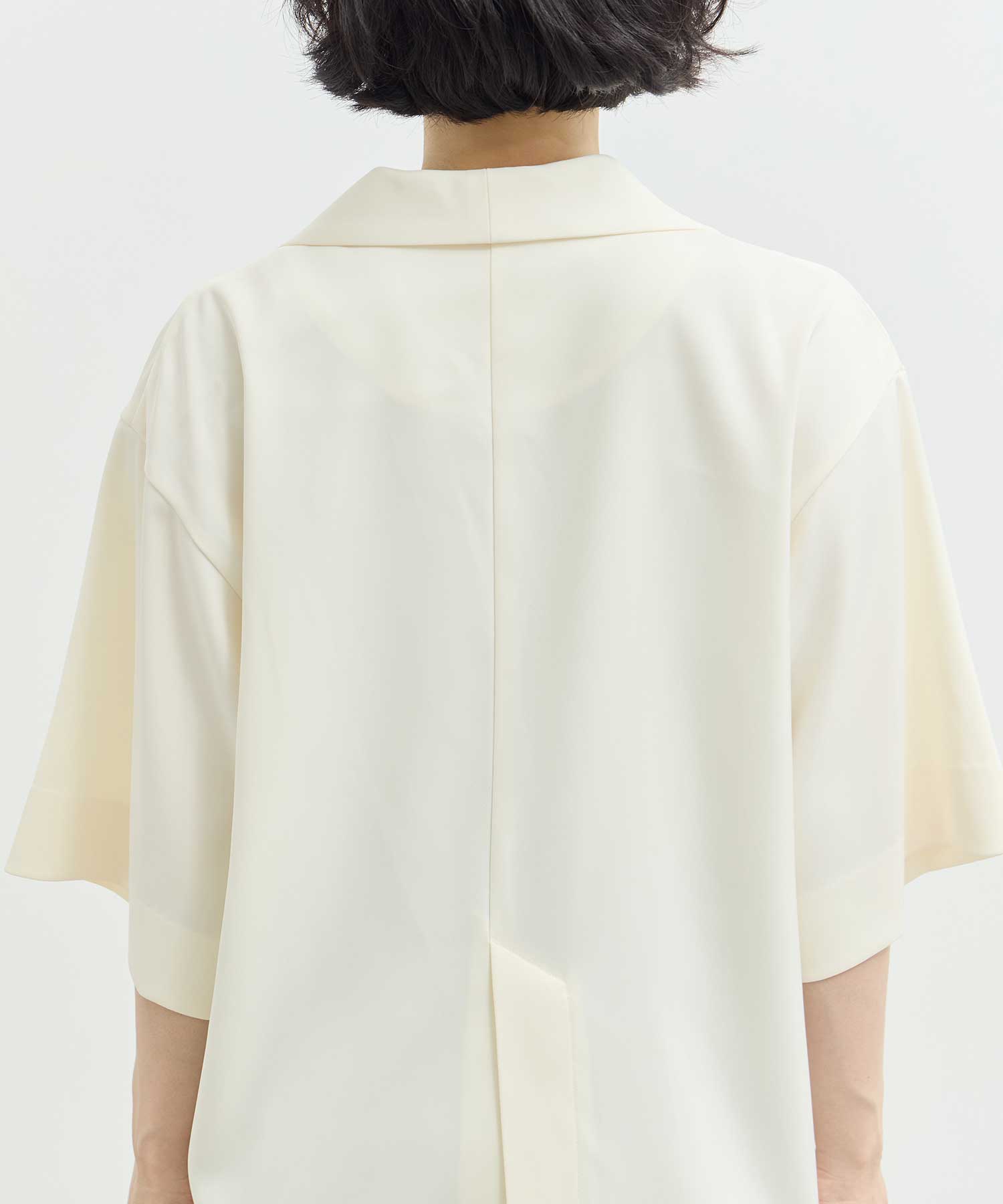 double satin half jacket Louren