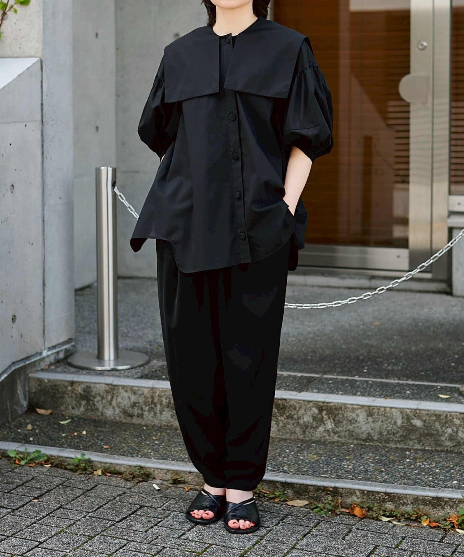 SAILOR-COLOR BLOUSE ENFOLD
