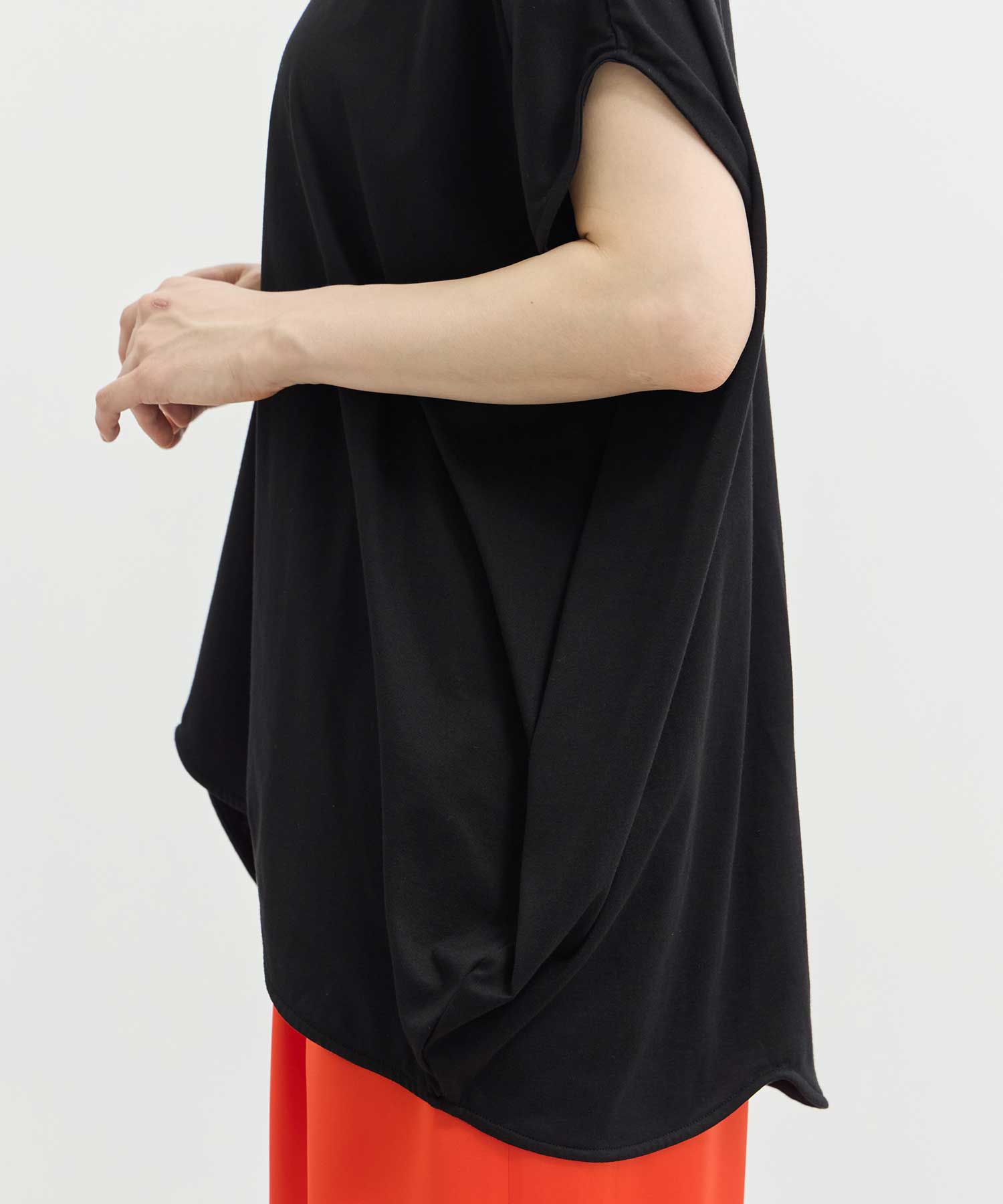 SCALLOP WIDE T-SHIRT ENFOLD