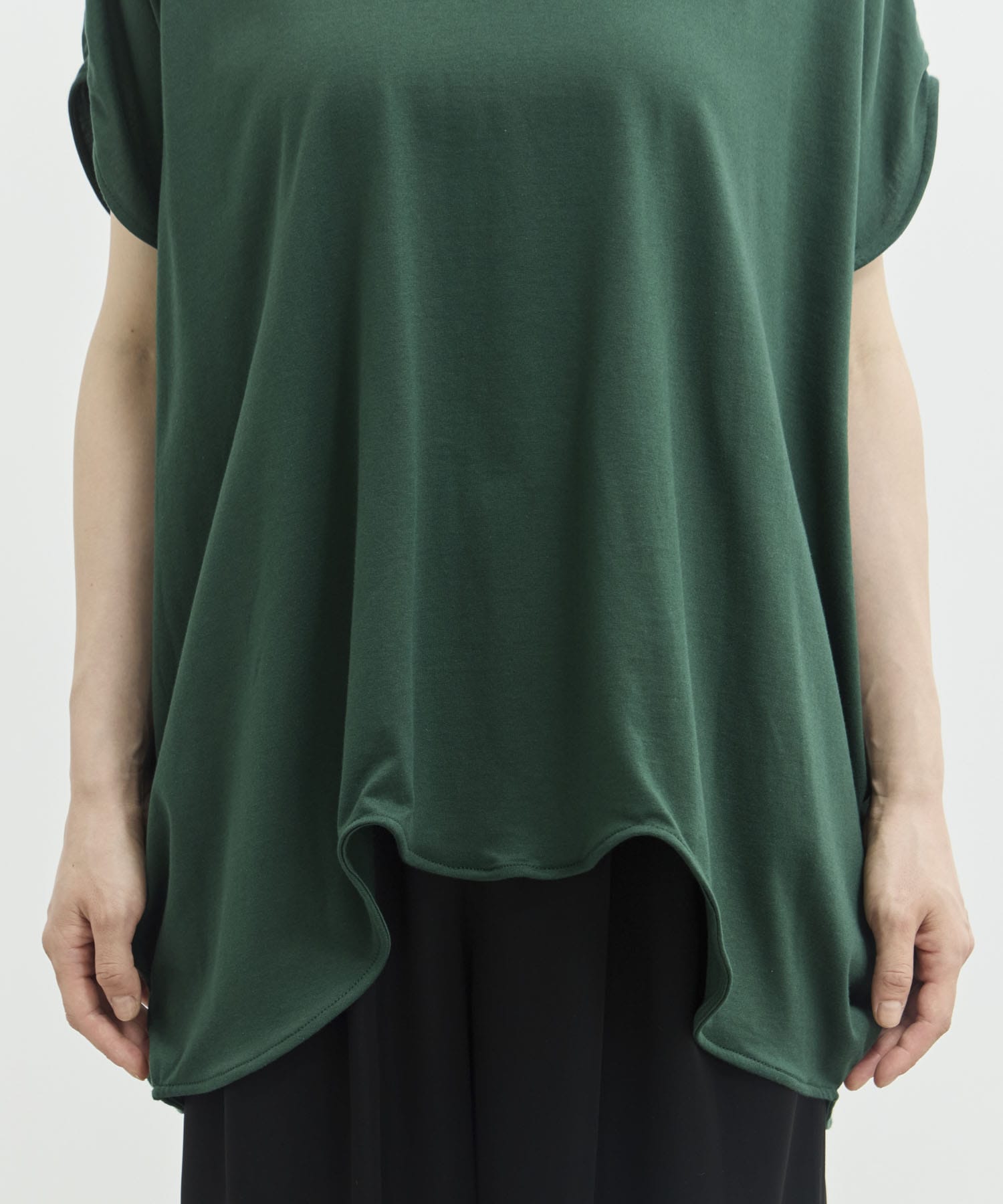 SCALLOP WIDE T-SHIRT ENFOLD