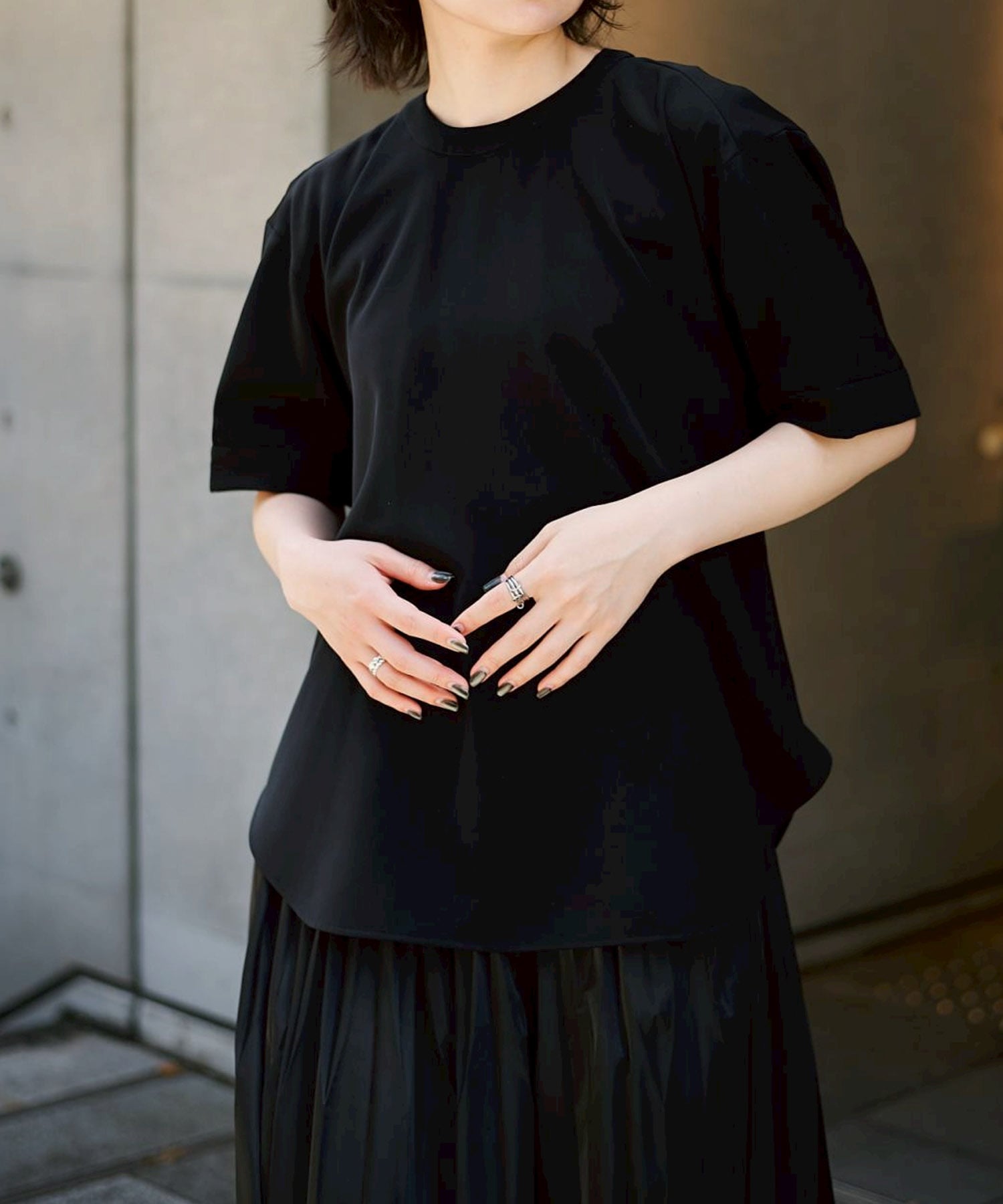 WING-SLEEVES PULLOVER ENFOLD