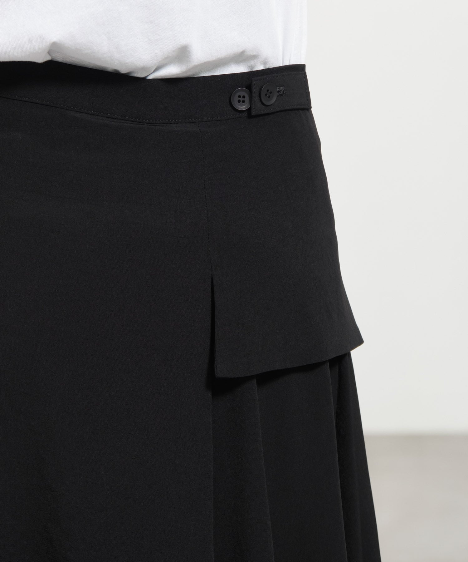右フラシ布フレアP Yohji Yamamoto