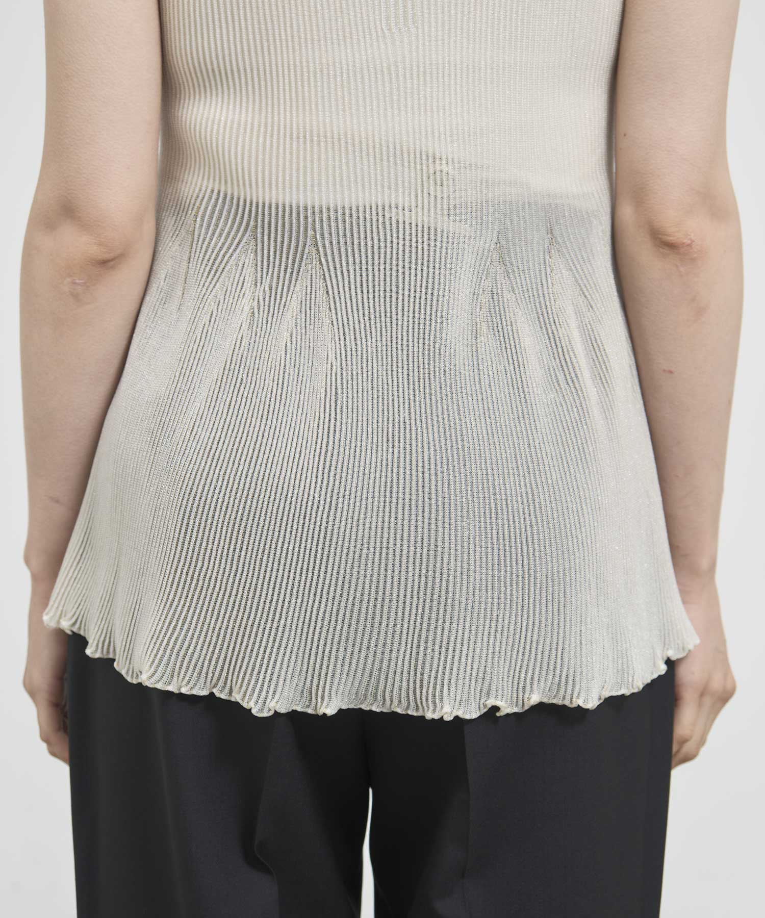 HYPHA LUCENT GLITTER SLEEVELESS TOP CFCL